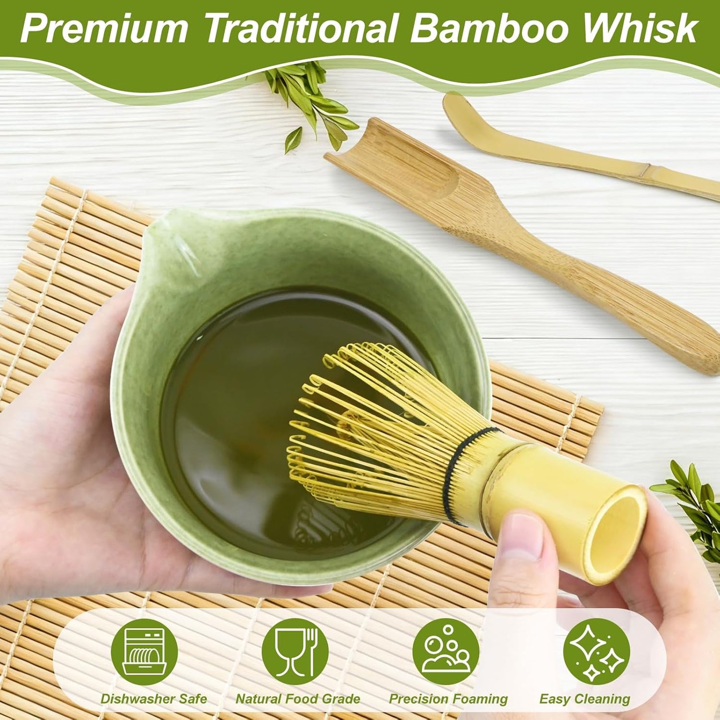 Traditionelles Matcha-Teeset (6-teilig)