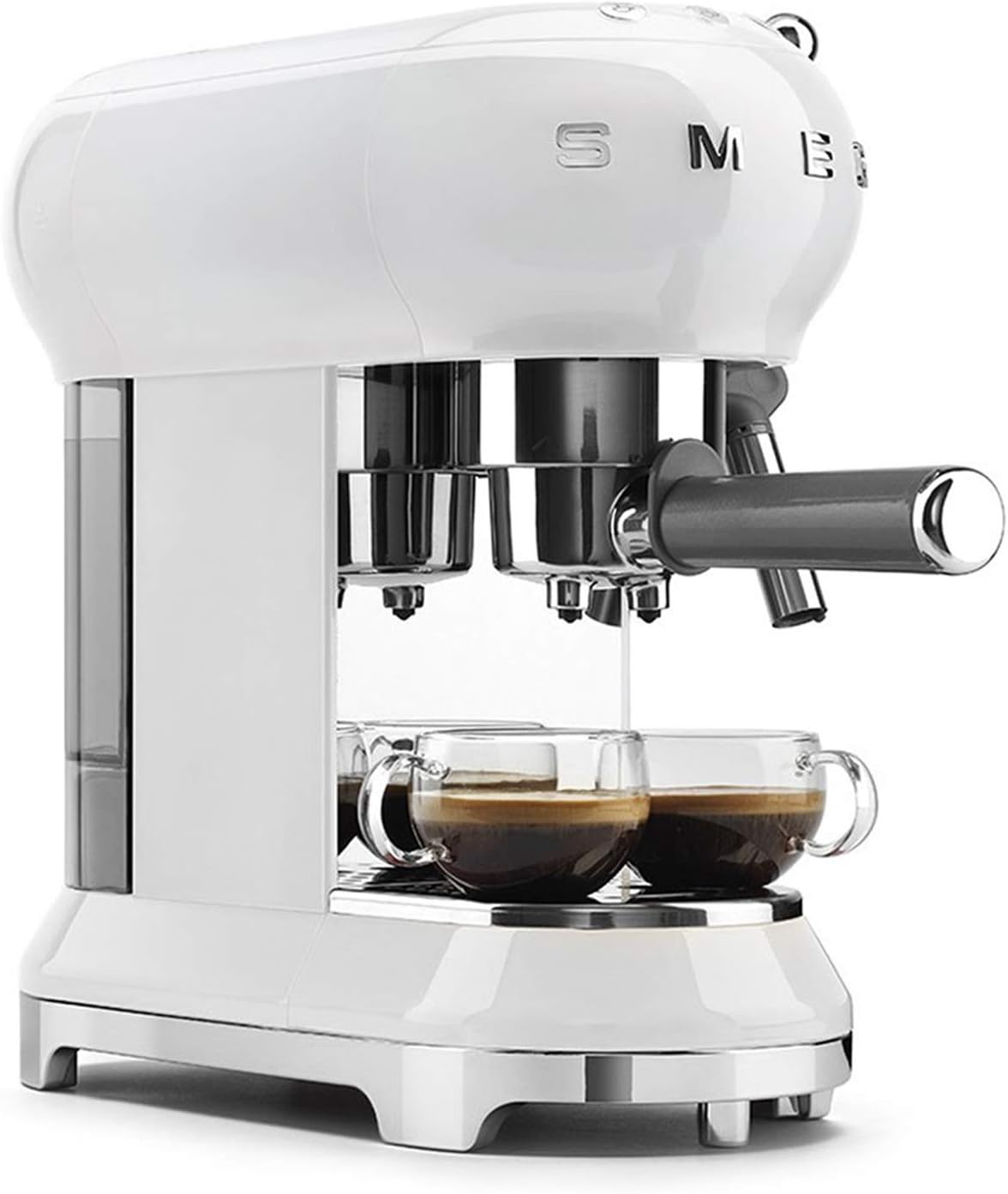 ECF01WHEU Espresso-Maschine mit Cappuccino-System, Weiss