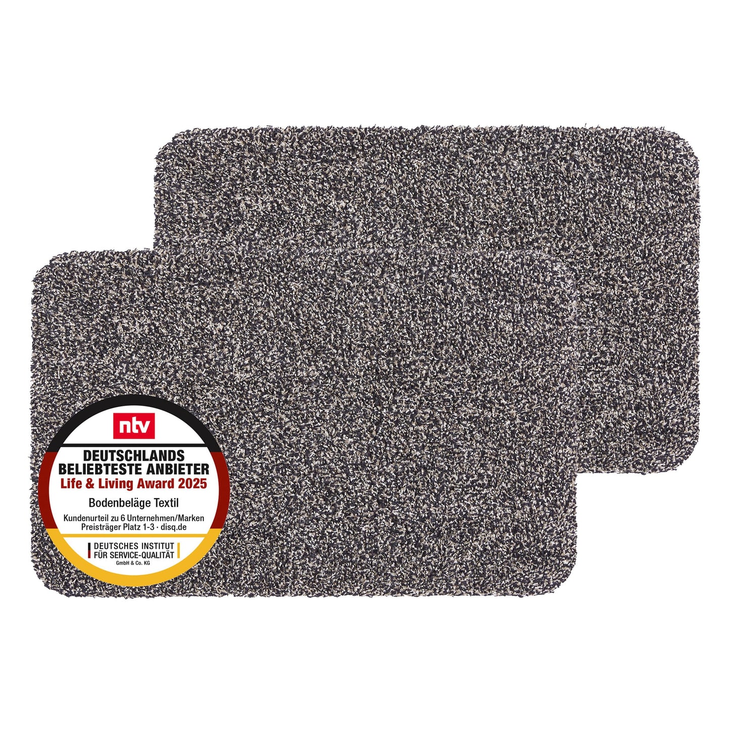 Schmutzfangmatten Set, 40 x 60 cm - 2er Set Anthrazit