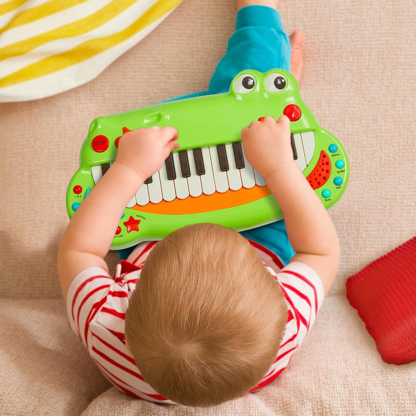 Krokodil Keyboard mit Instrumenten-Sounds, Keyboard