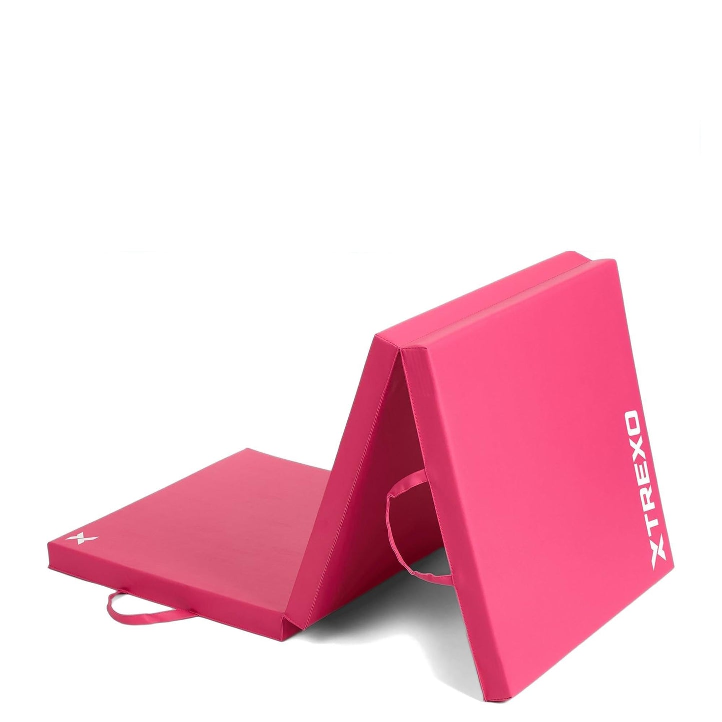 Faltbare Gymnastikmatte 180x60x5 cm, 3 Segmente, Rosa