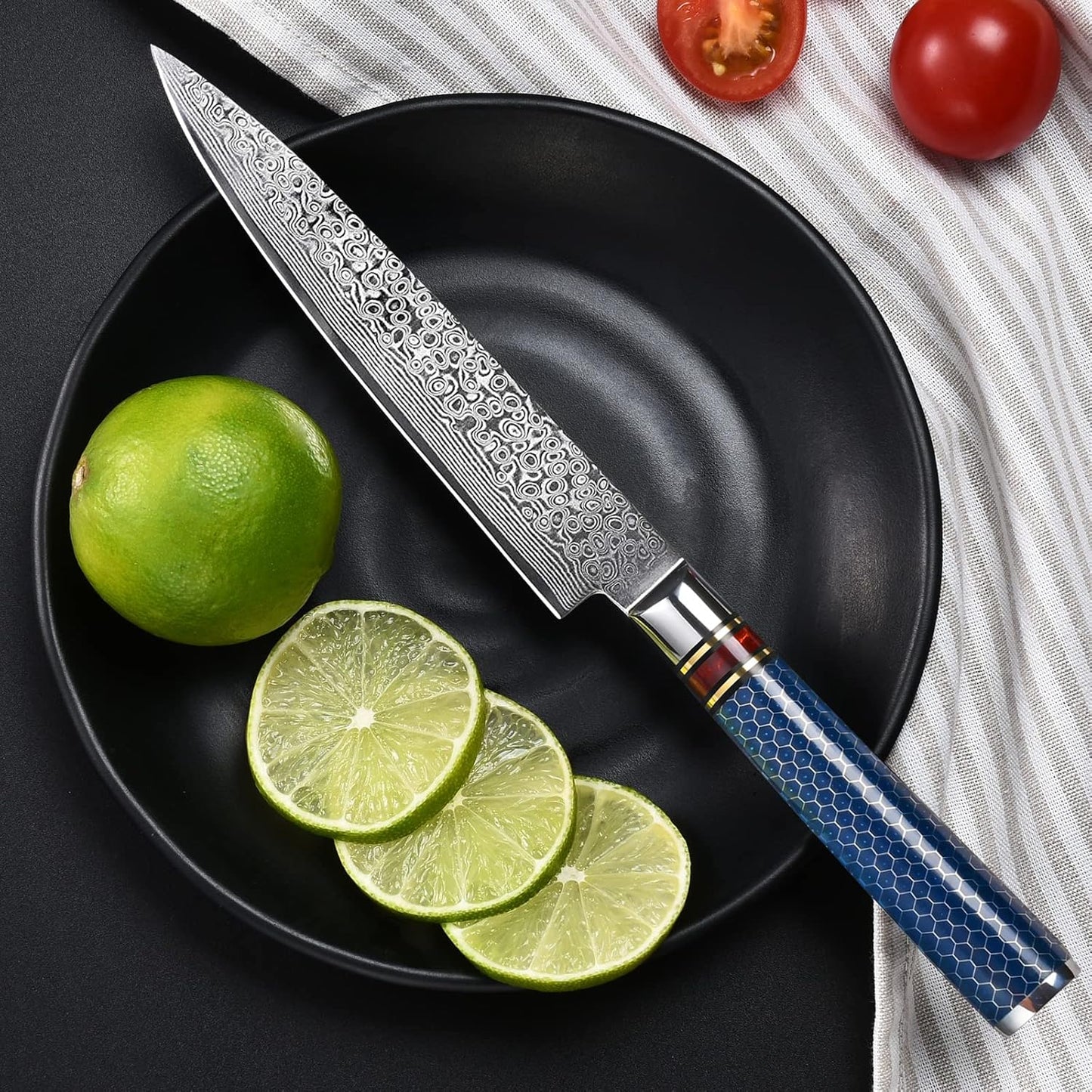 Damast Küchenmesser 15,24 cm Chefmesser, 6 inch