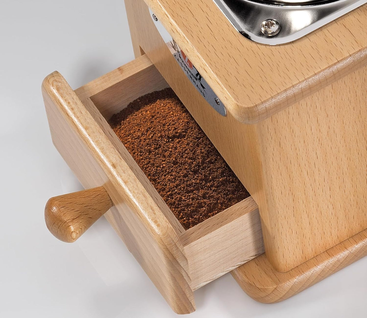 Manuelle Kaffeemühle Brasilia mit Mahlgradverstellung, natur