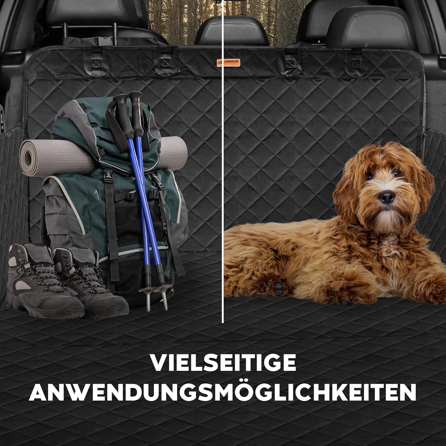 Wasserdichter Kofferraumschutz für Hunde