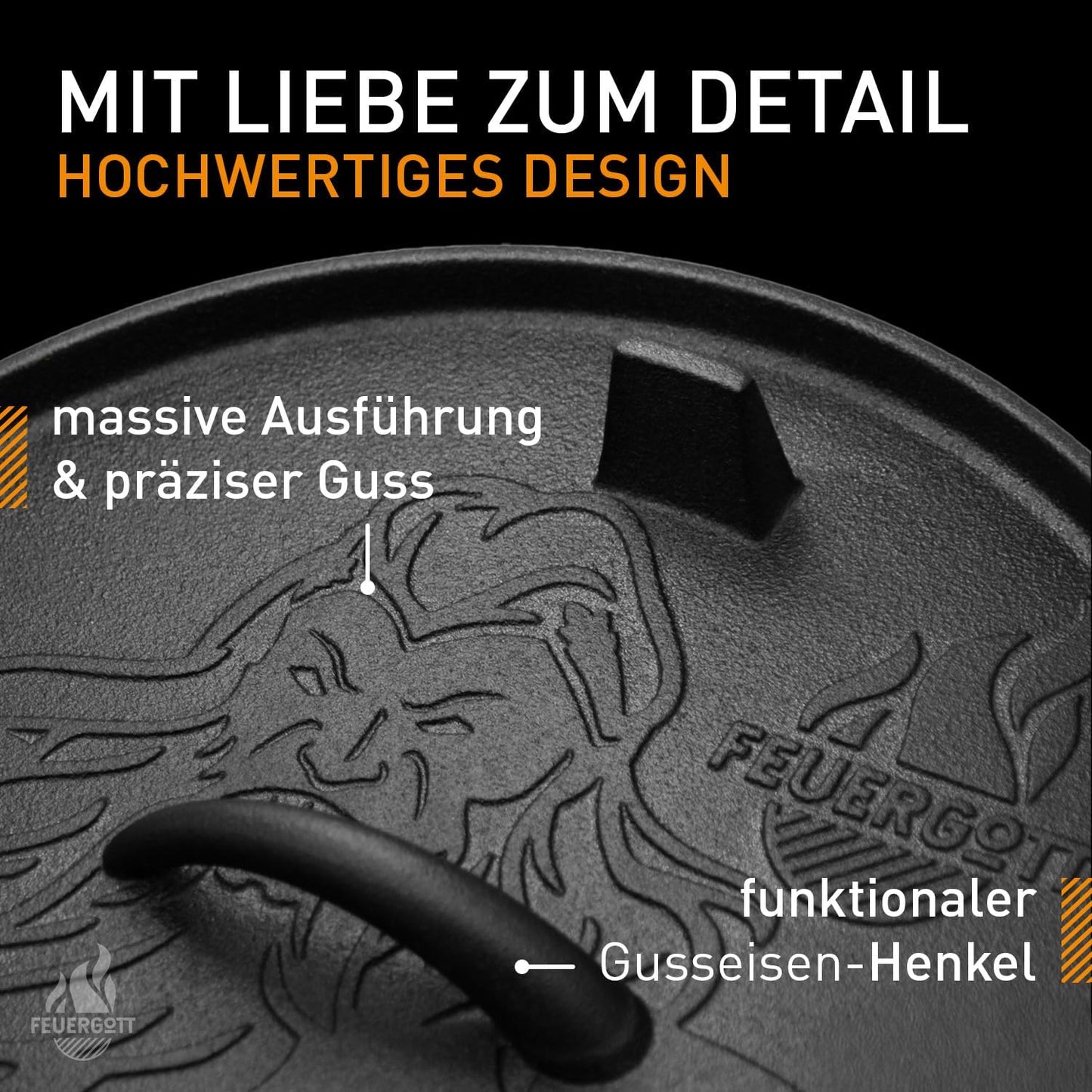 Dutch Oven, 6L, Ohne Standfüssen 6 Liter
