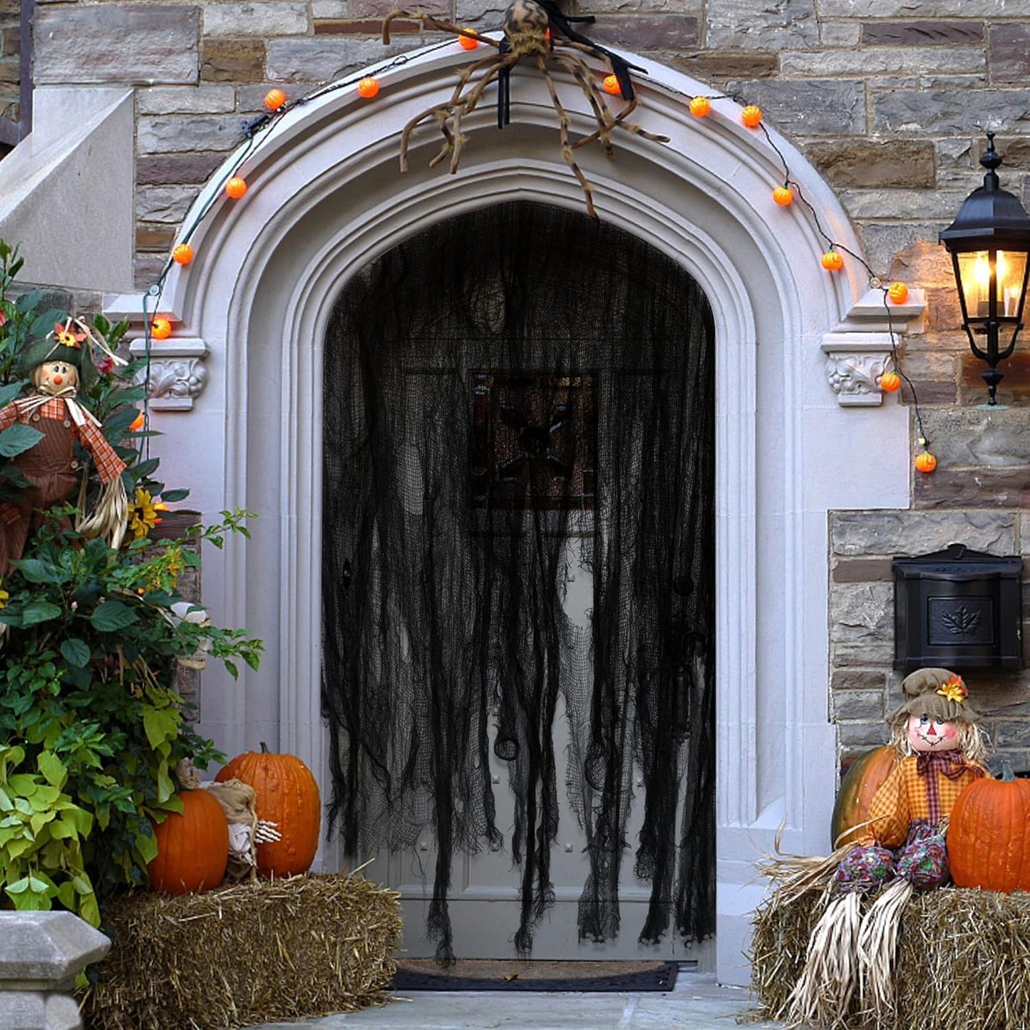 Halloween-Stoff, Schwarz-1-12.7m