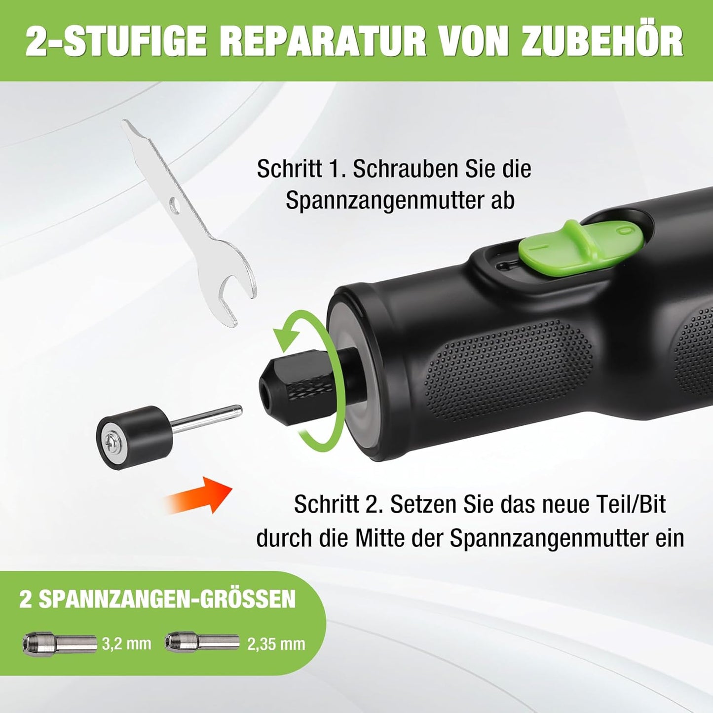 Akku Multifunktionswerkzeug mit Zubehör