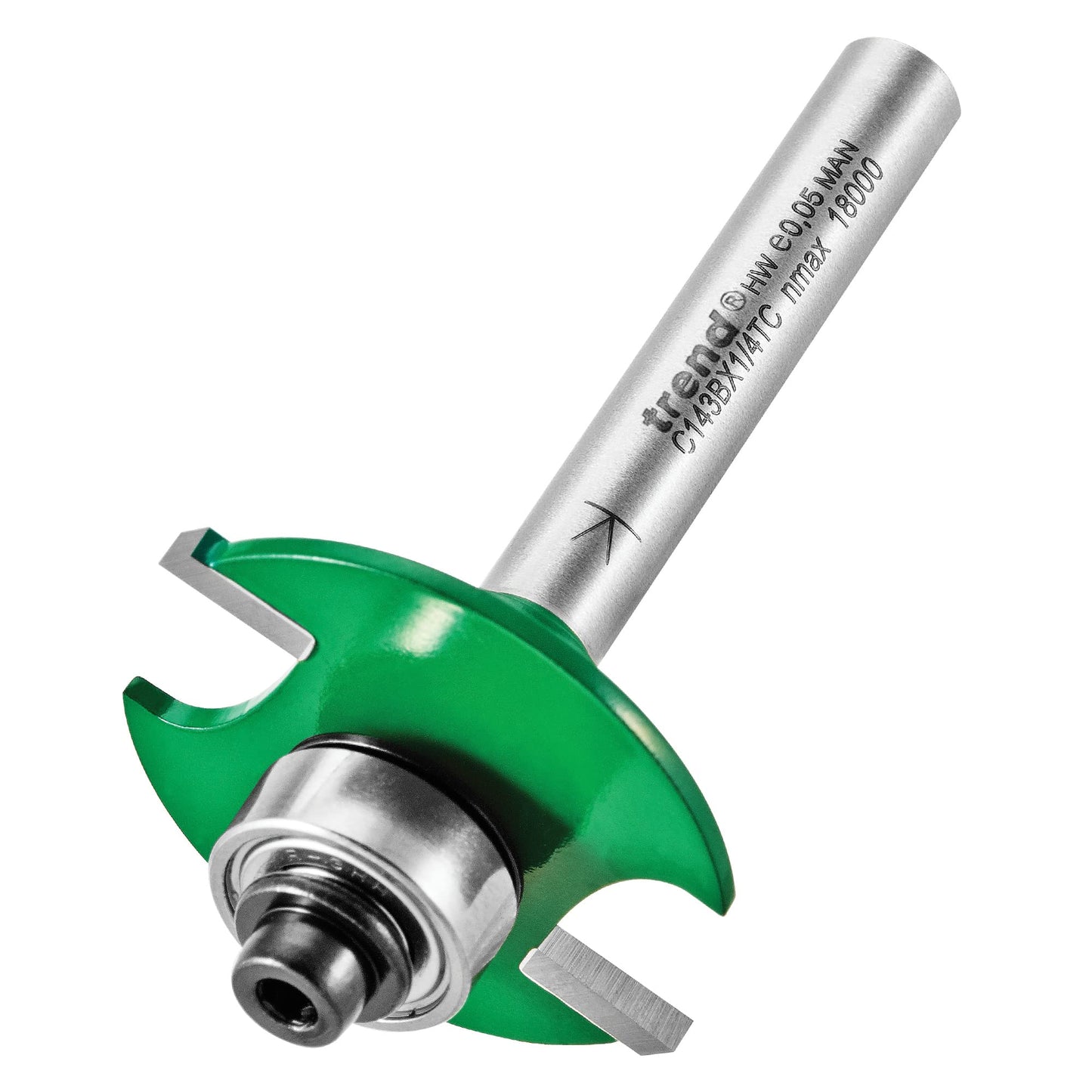 Nutfräser-Bit mit Wolframkarbid-Spitze, Schlitz: 2 mm