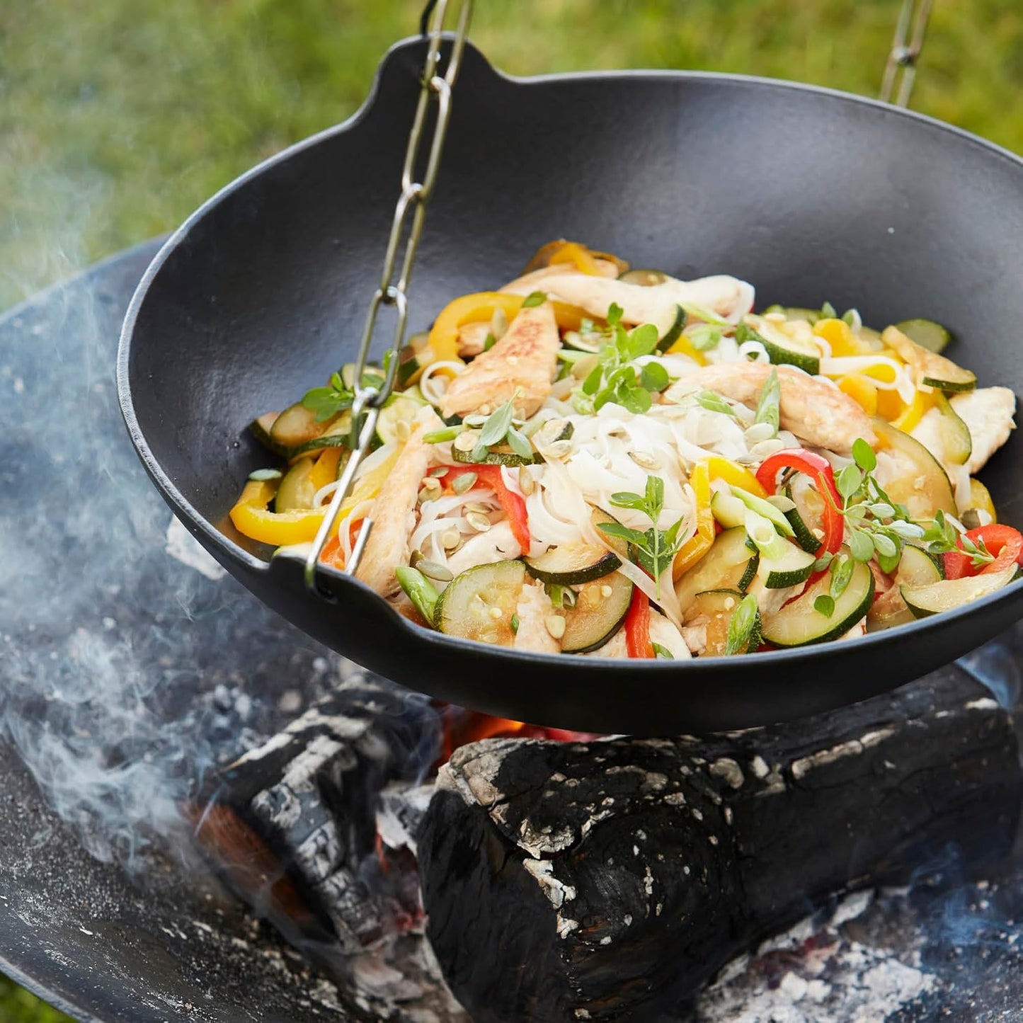 Junko Wok für Schwenkgrill (37 cm)