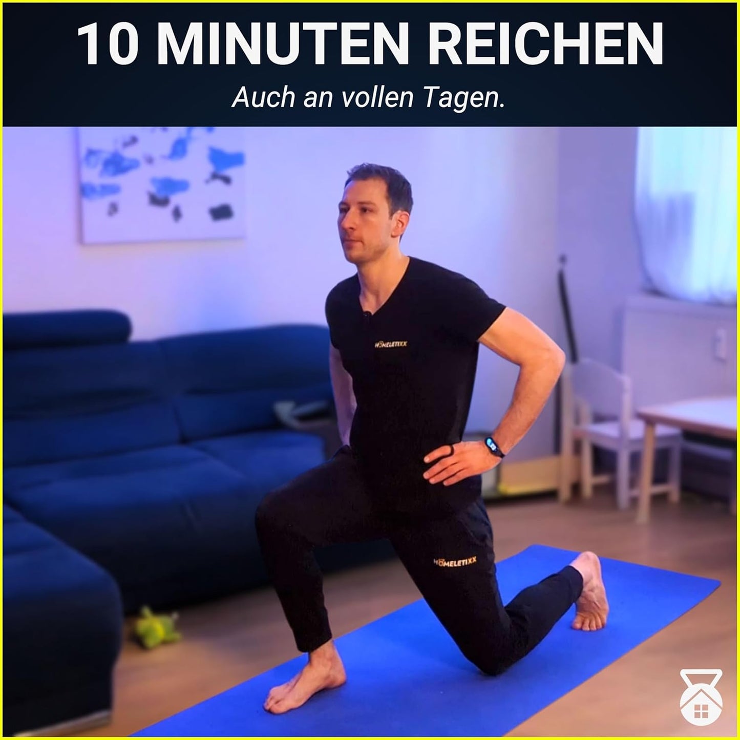 Rutschfeste Fitnessmatte