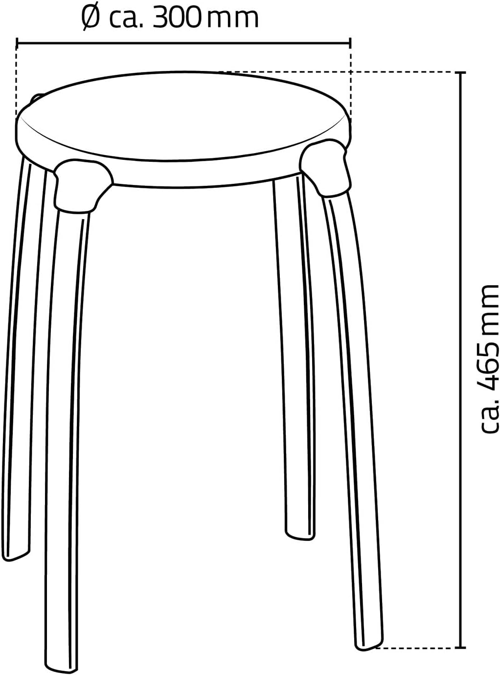 Badhocker Max, Zementgrau