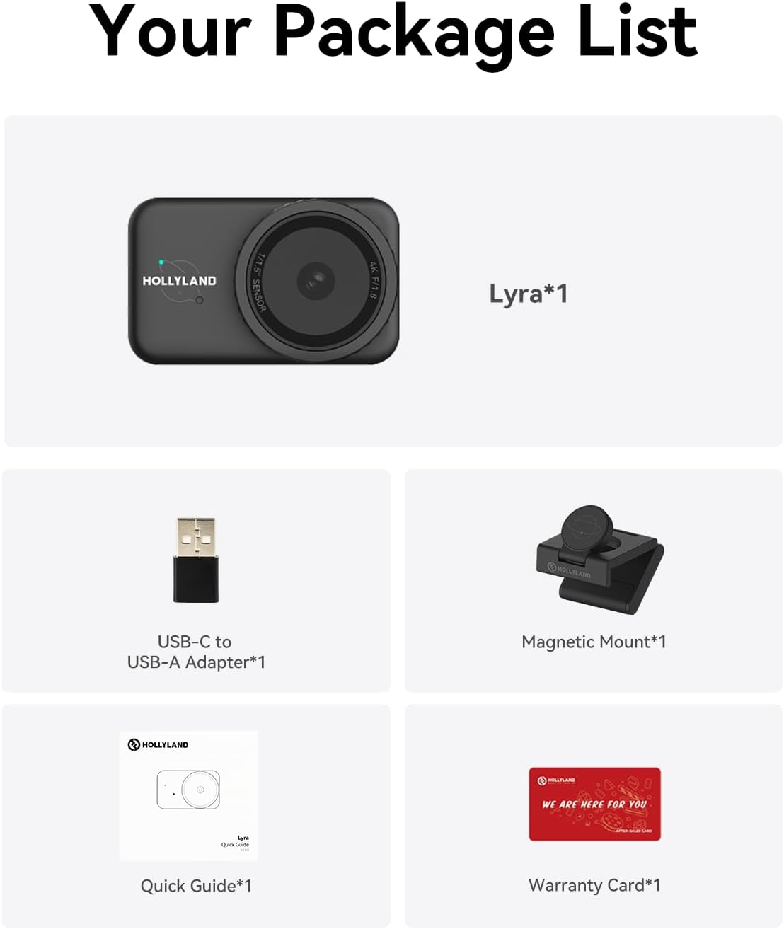4K Webcam mit Autoframing & HDR, Lyra-Solo