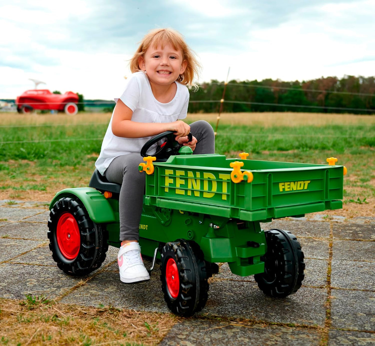 Kindertraktor Fendt mit Präzisionskettenantrieb, Single