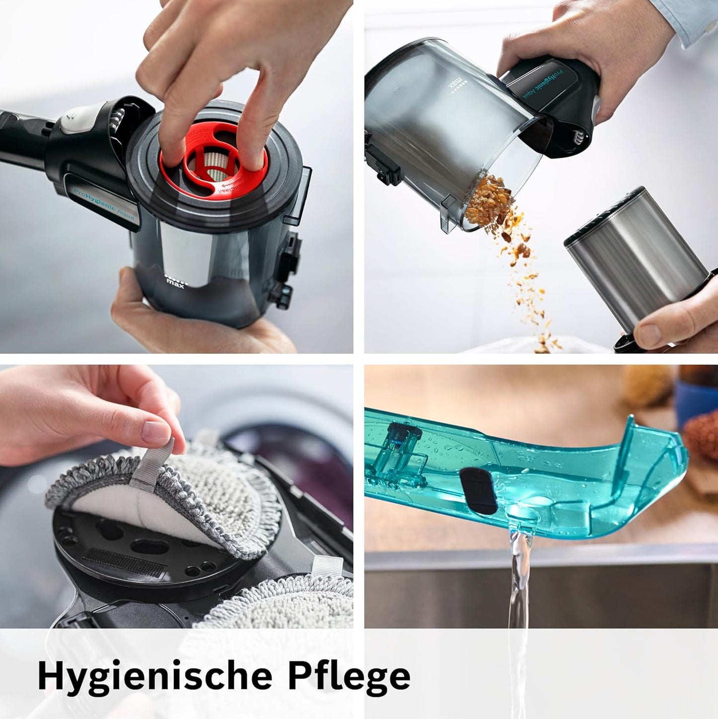 Unlimited 7 ProHygienic Aqua, Nass- und Trockensauger Weiß
