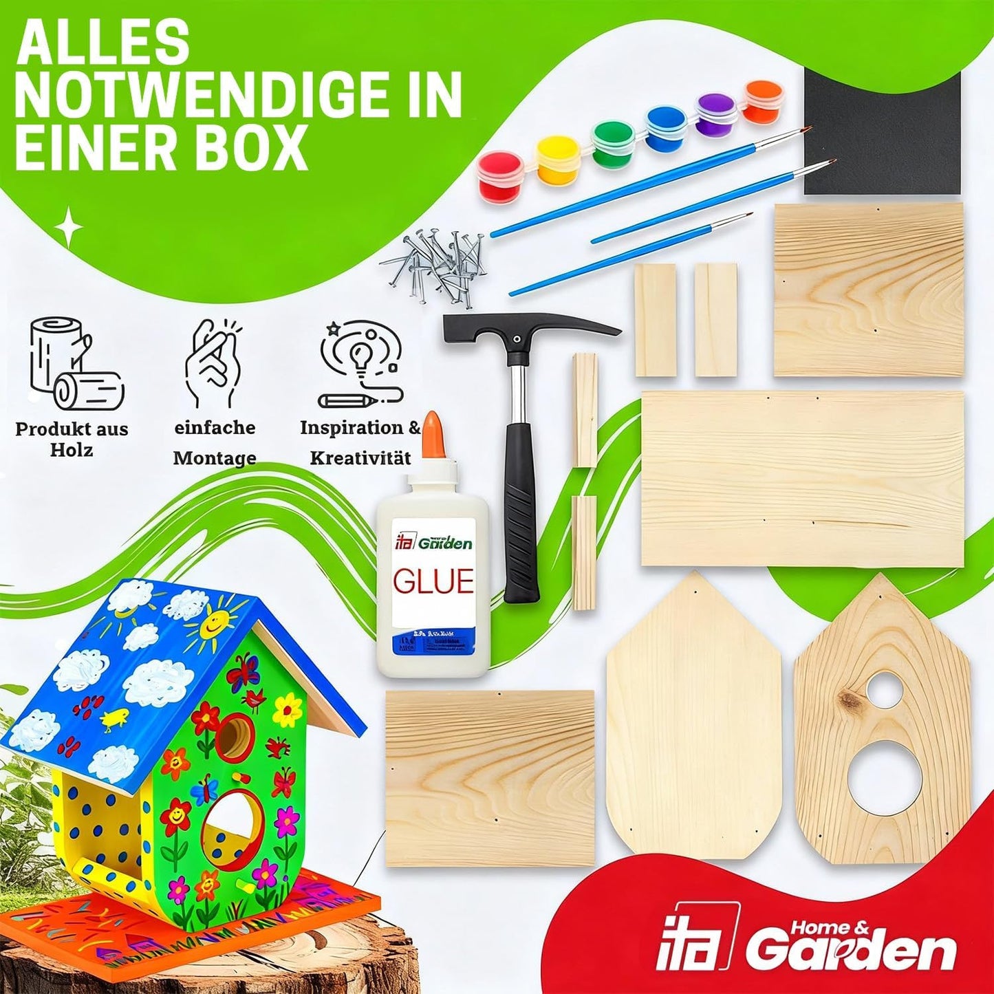 DIY Vogelfutterhaus-Bausatz, RusticRefuel
