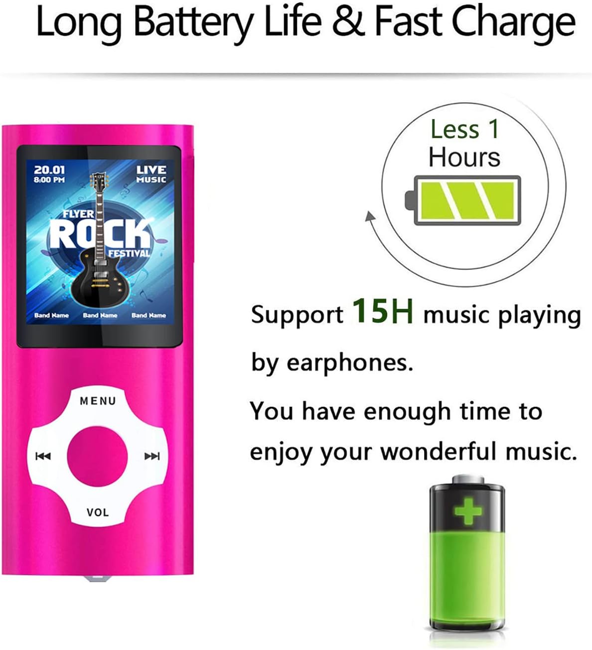 MP3 Player M01, Rot