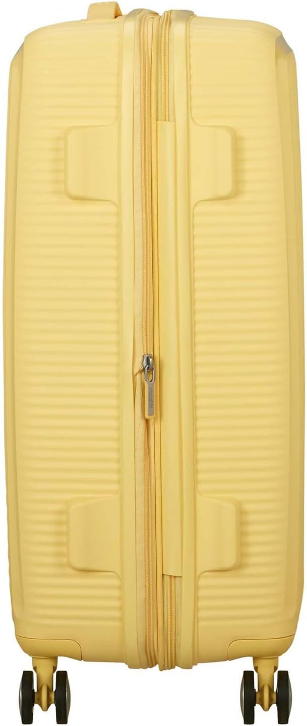 Valigia Rigida Rotante Verde Pastello, Soundbox 67 x 46.5 x 29 cm Yellow (Pastel Yellow)