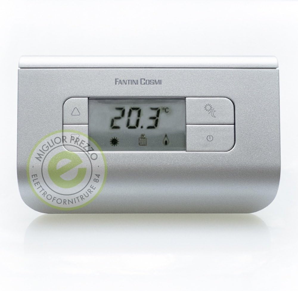 Raumthermostat CH116 mit 3 Temperatureinstellungen, Silber