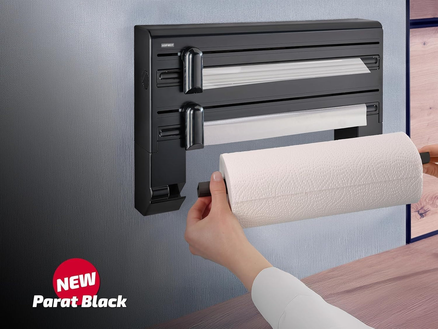 Wandrollenhalter Parat, Parat Black