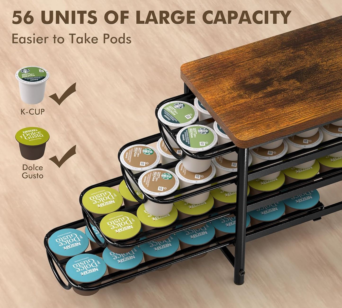 Kapselhalter für Dolce Gusto, für 56 Kapseln
