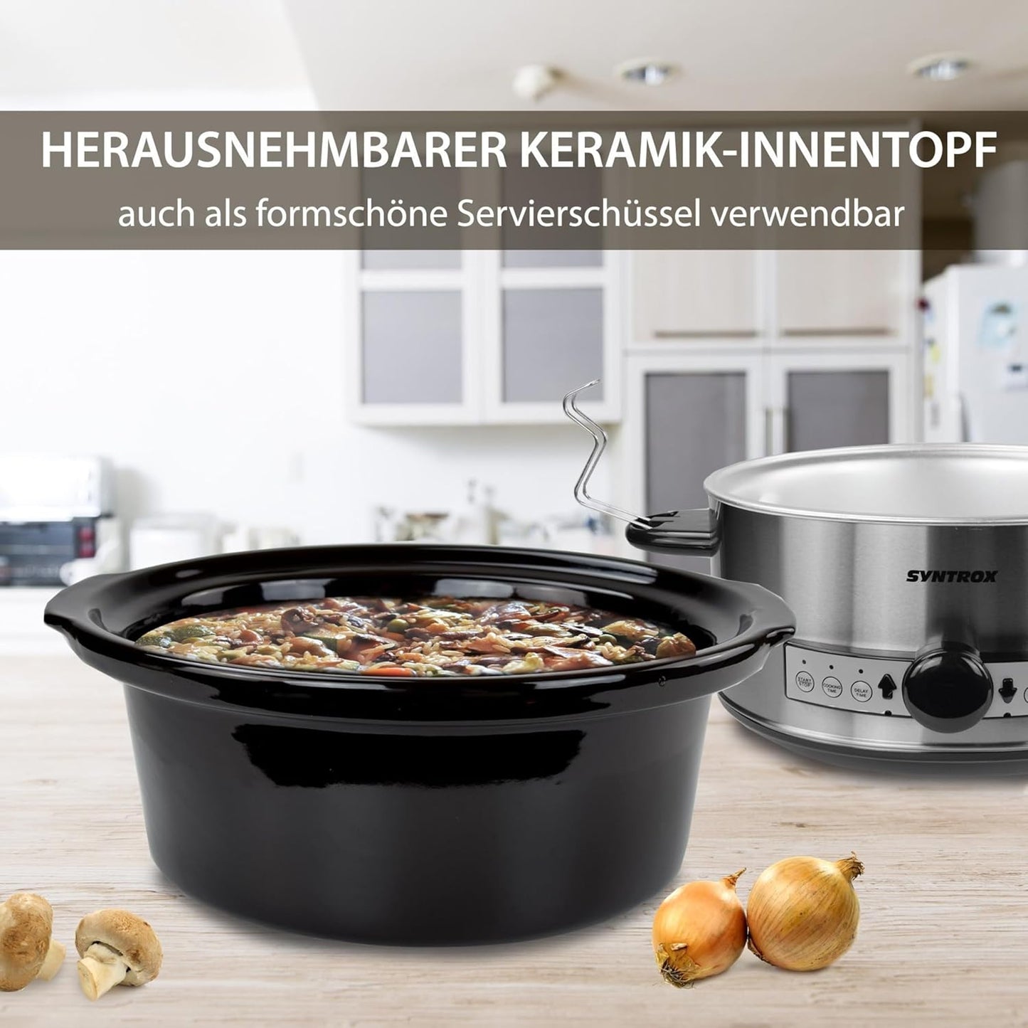 Slow Cooker mit Timer