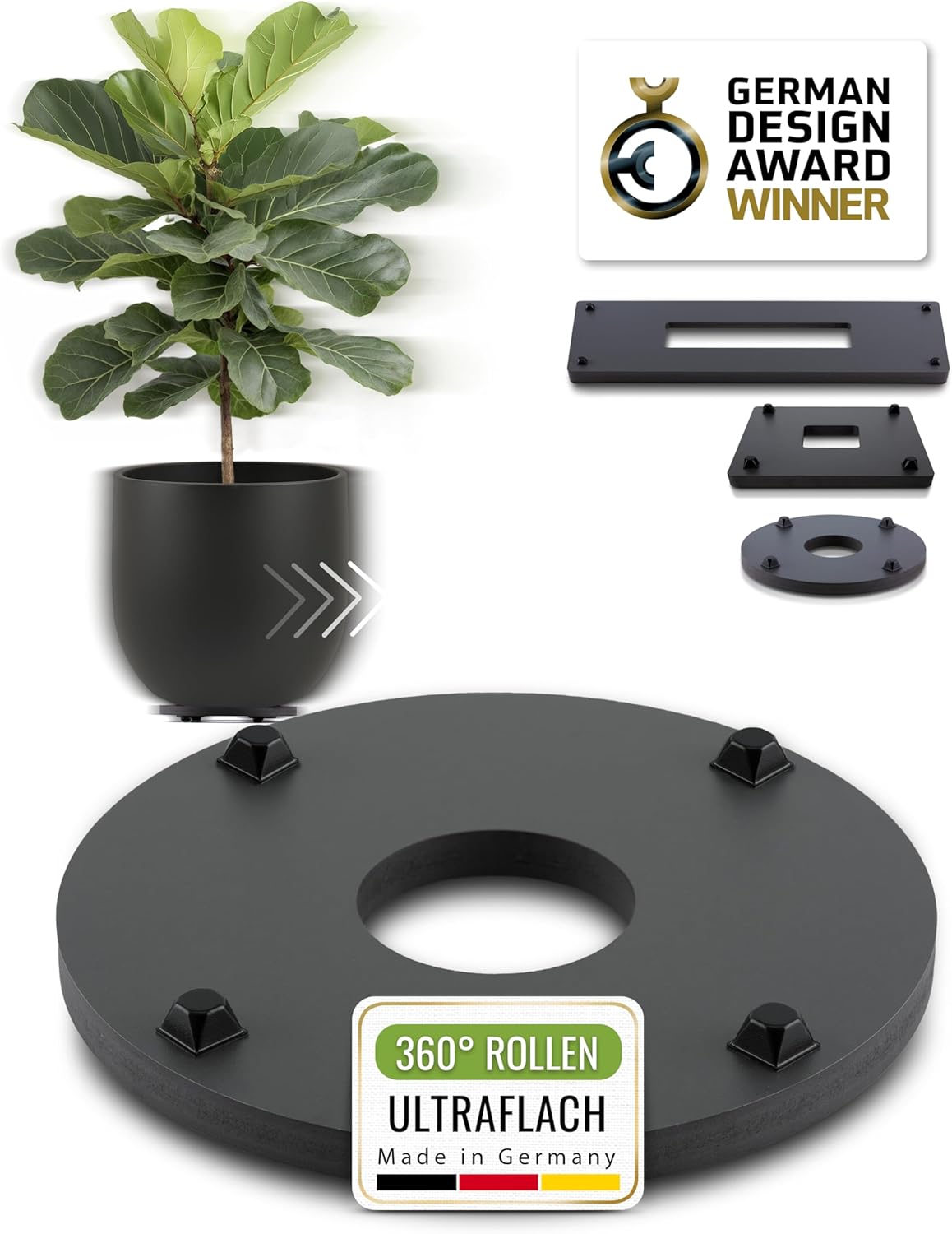 Pflanzenroller für Blumentöpfe, Ø28cm