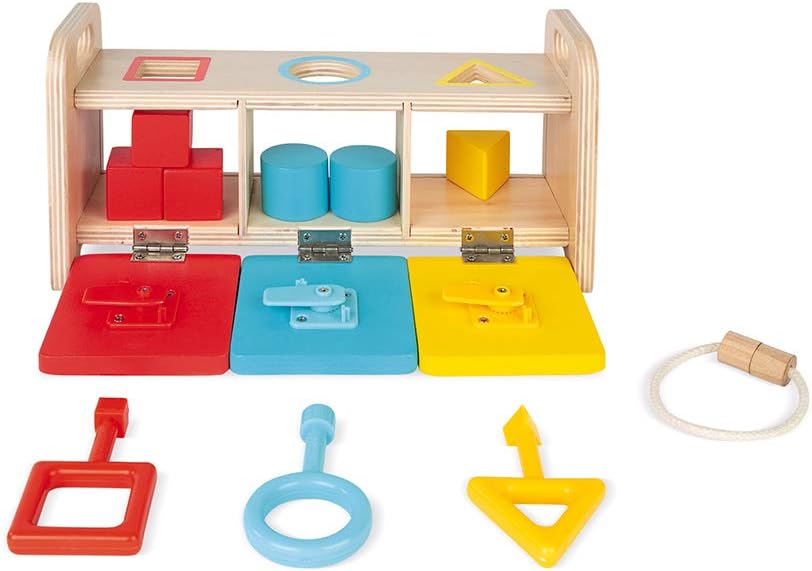 2-in-1 Lernspiel Schlüsselkasten Essentiel