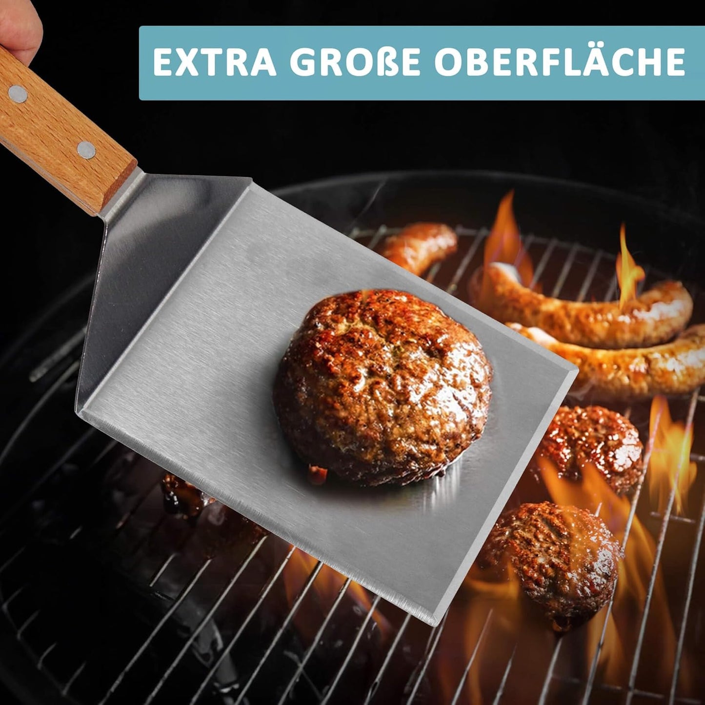 Burger Grillspachtel-Set, 3er Set