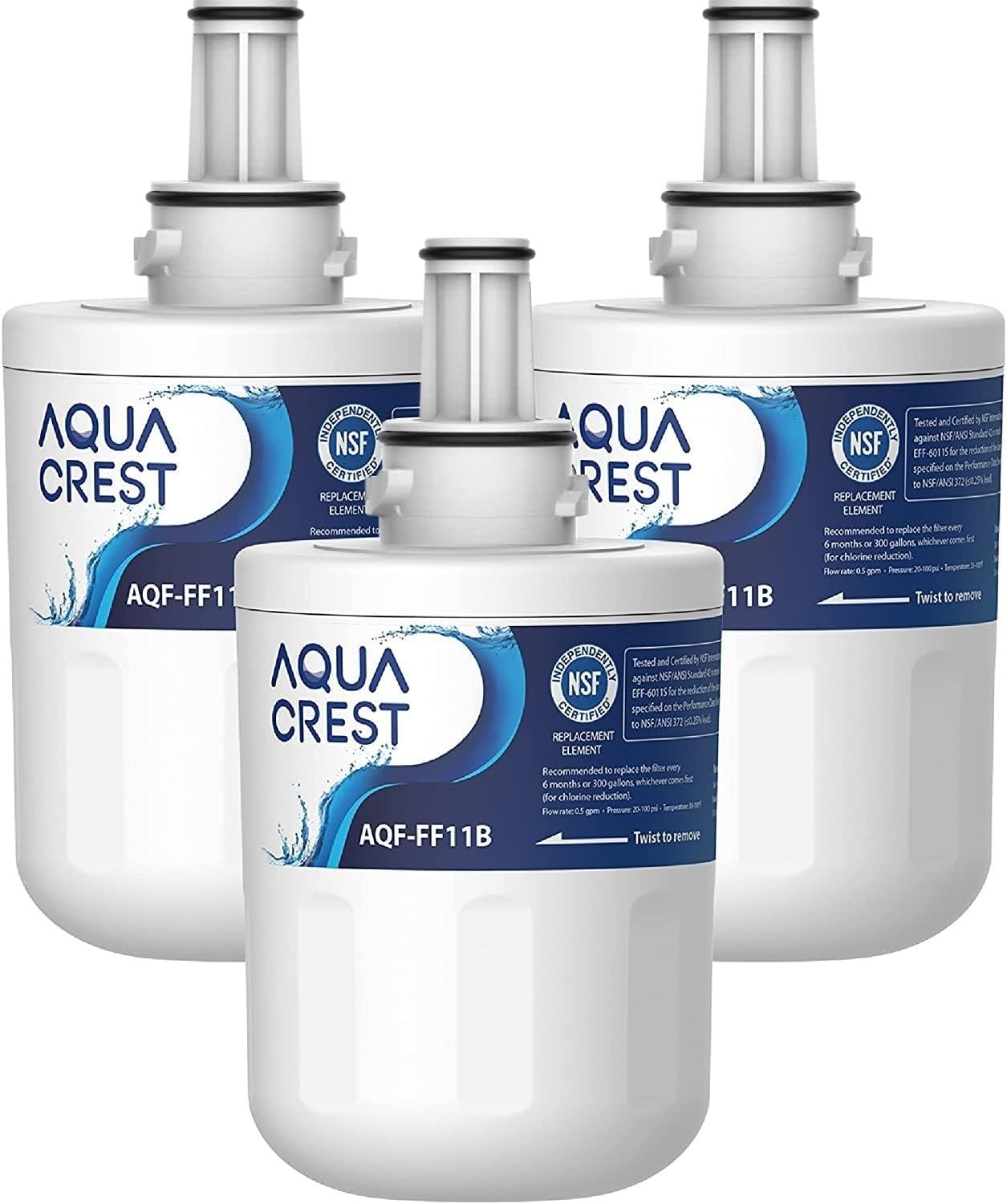 Kühlschrank Wasserfilter Set, 3 Stück (1er Pack)