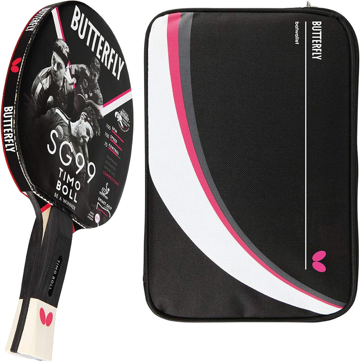 Timo Boll SG99, Bundle mit Case DC2
