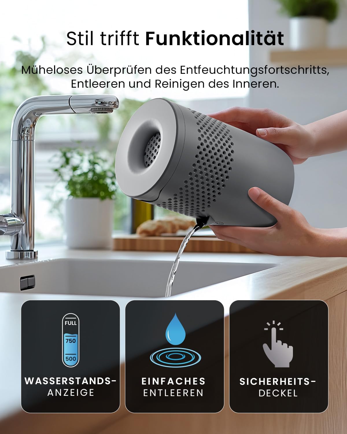 Osmo Luftentfeuchter, Grau