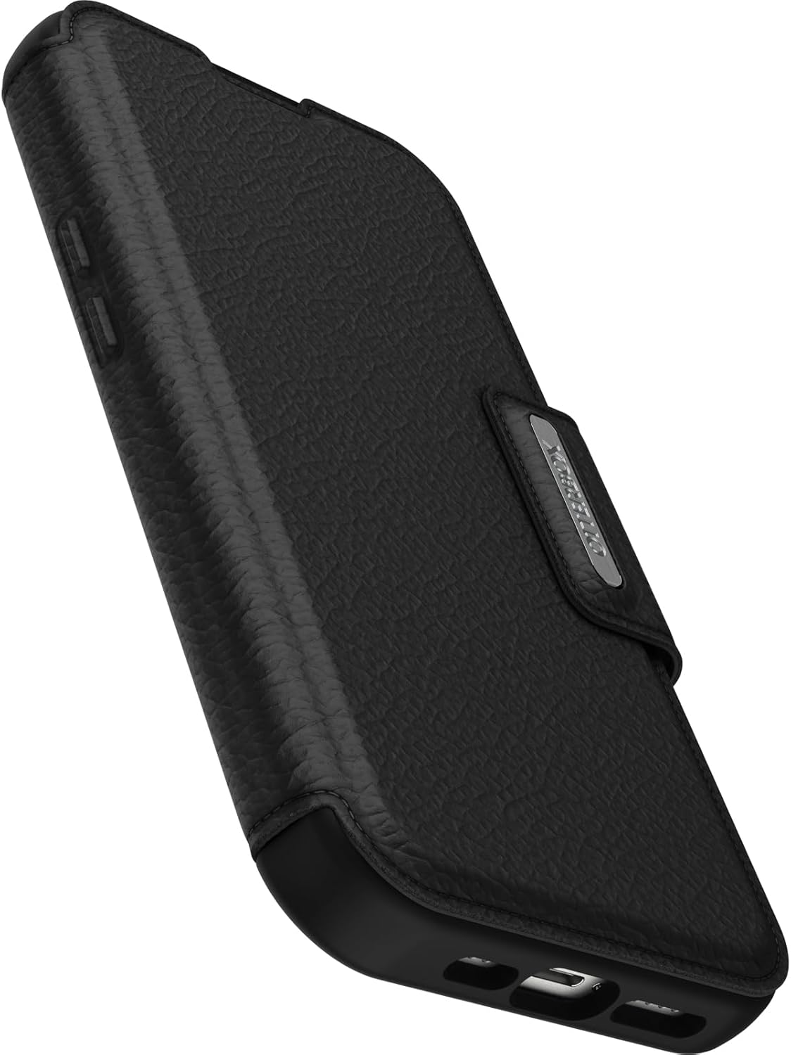 Strada Folio, Strada MagSafe, iPhone 15 Pro, Schwarz