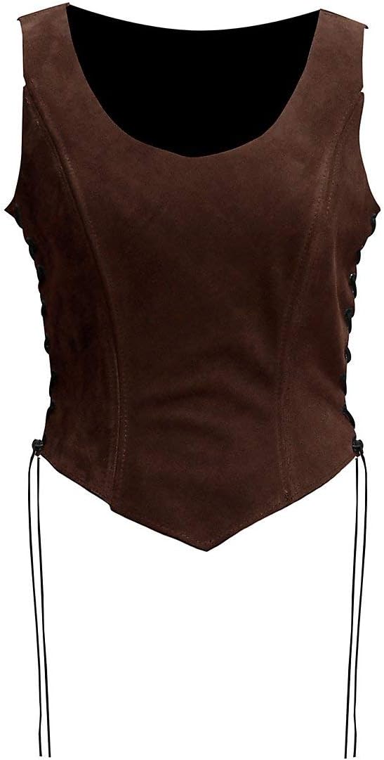 Mieder für LARP & Cosplay, 3XL Braun