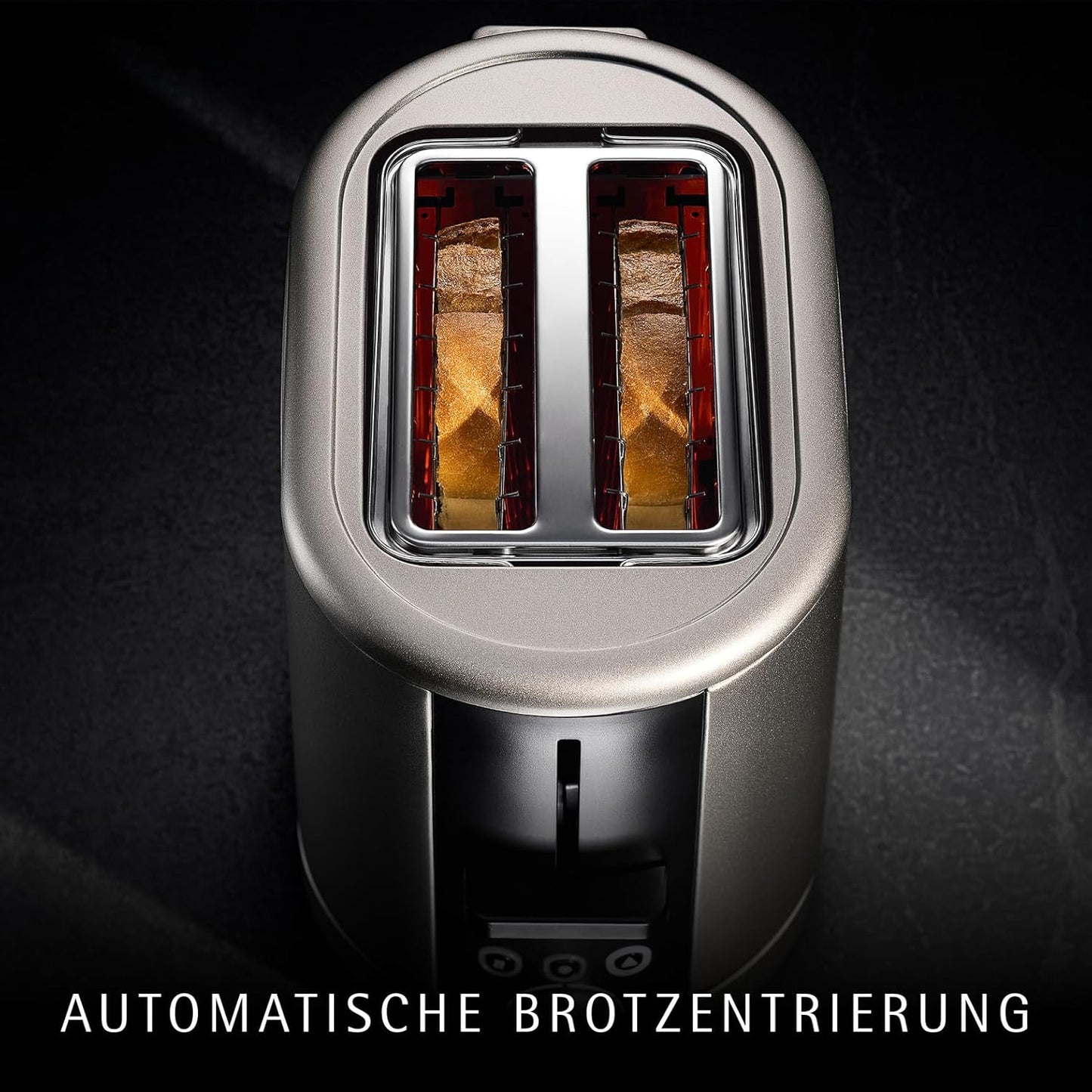 Doppelschlitz Toaster mit Brötchenaufsatz, Lono - 2 Scheiben