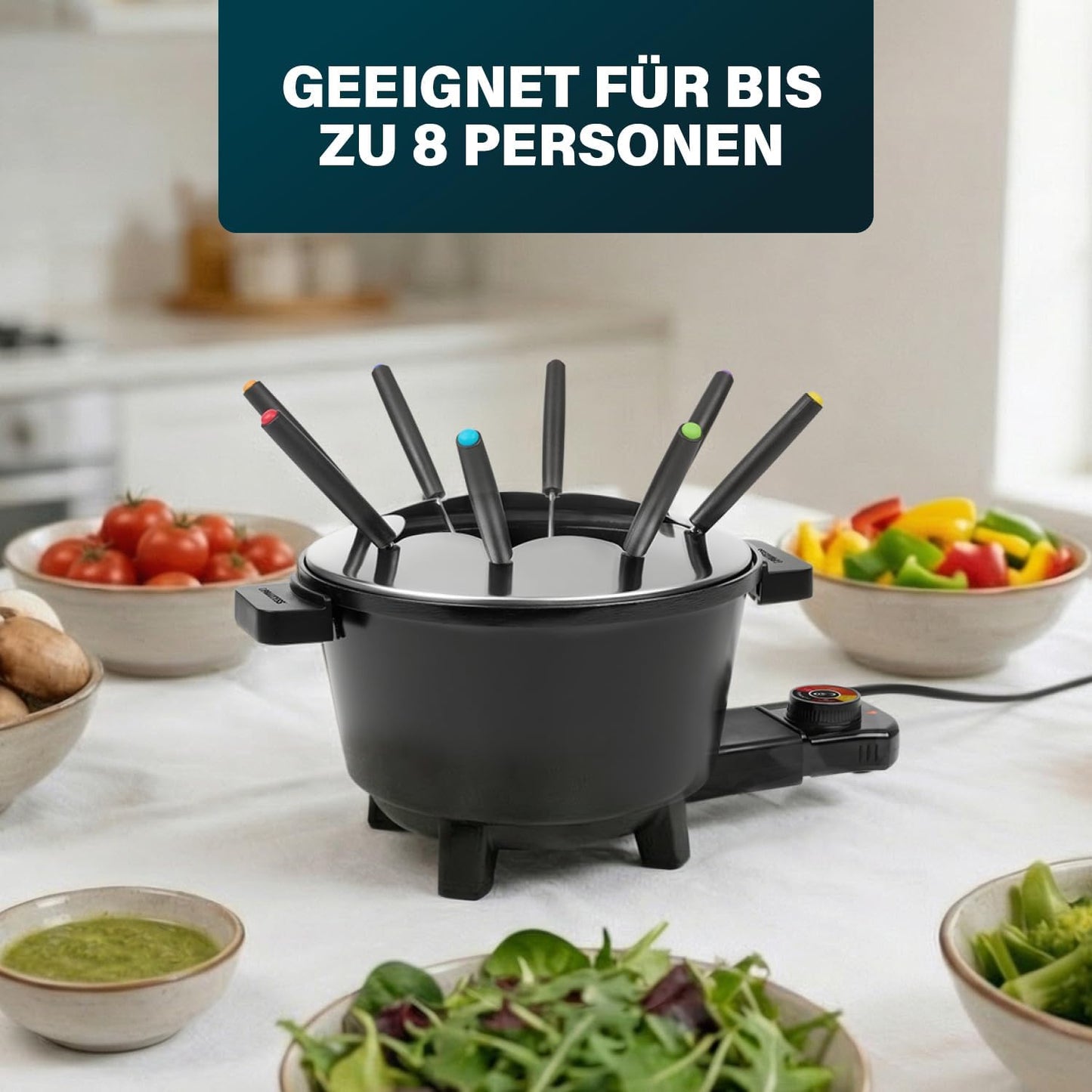 Fondue-Set mit Thermostat