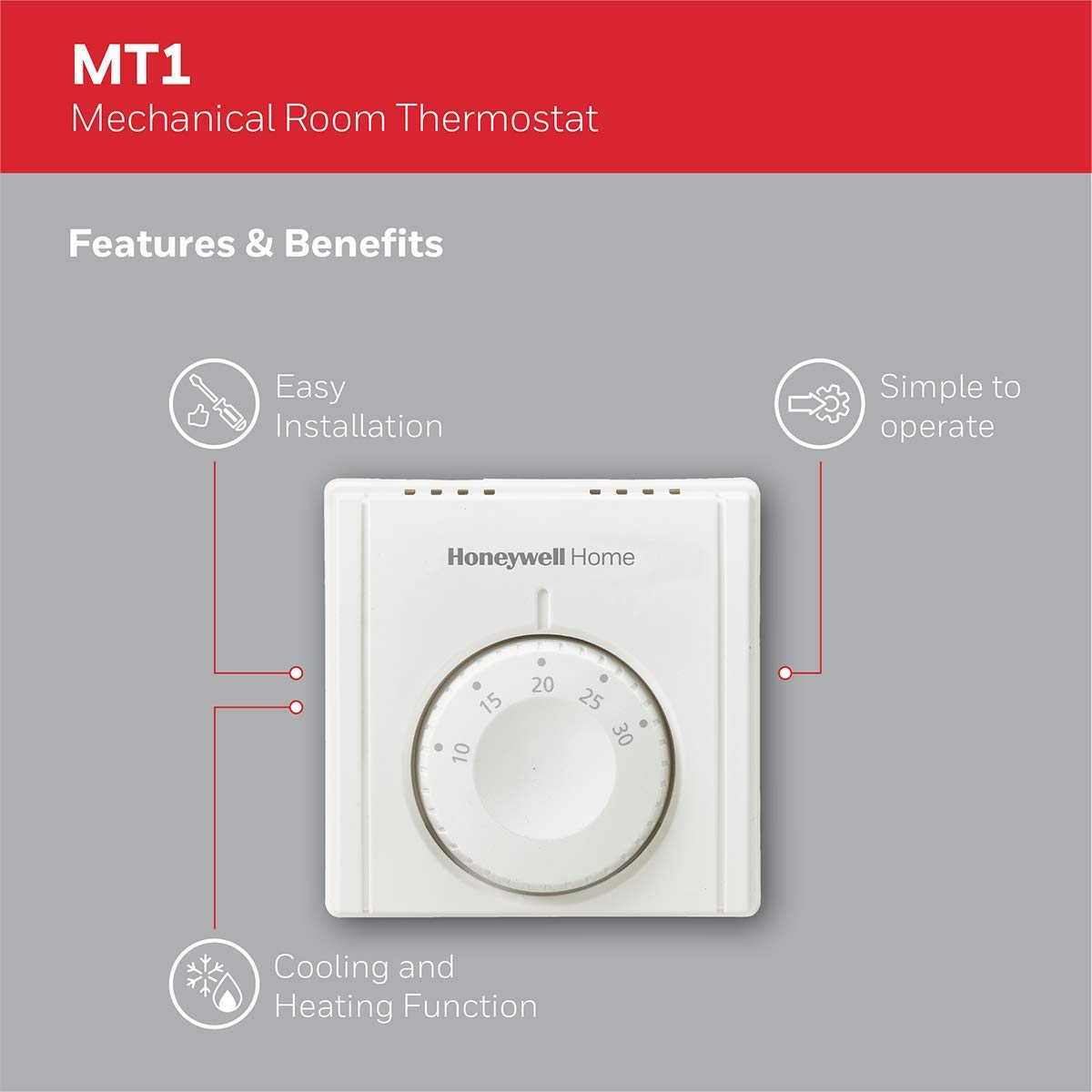 Mechanisches Raumthermostat
