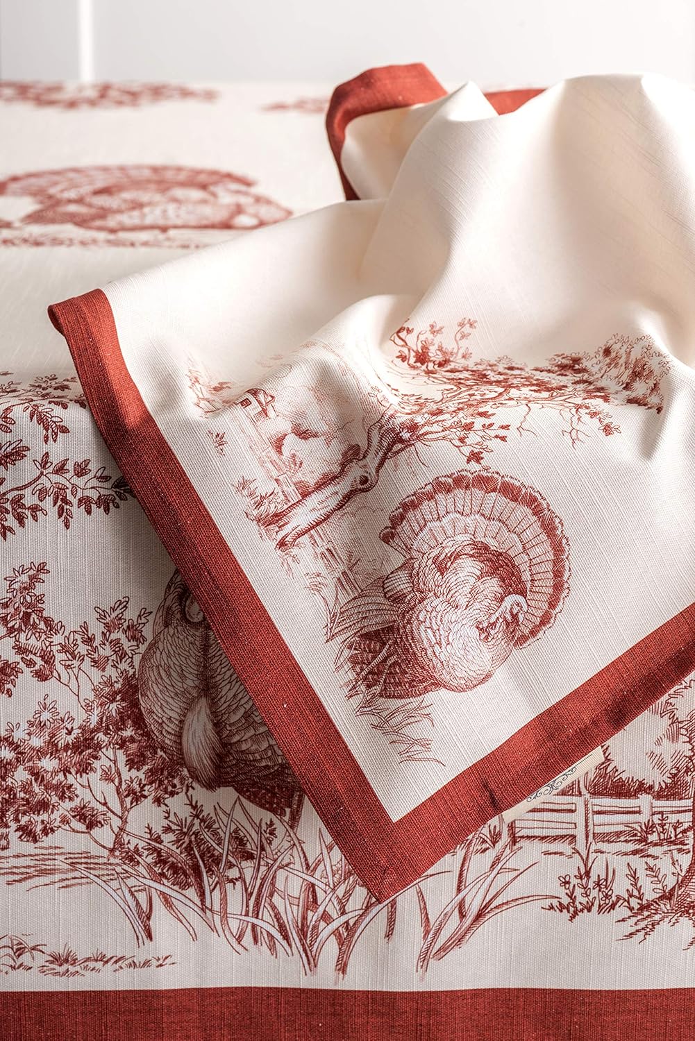 4-teiliges Stoffservietten-Set Holy Jouy Red, Holy Jouy Red