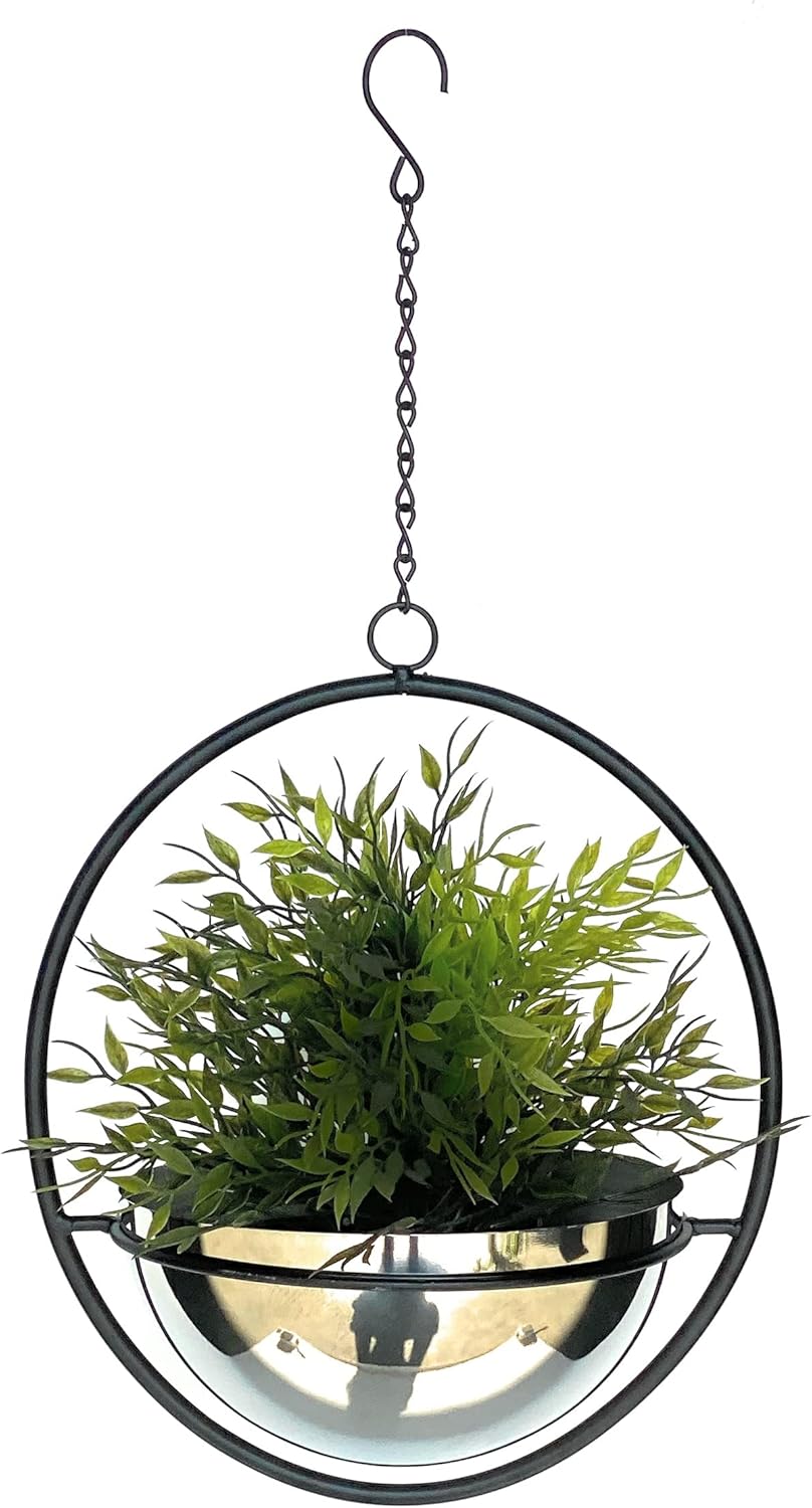 Blumenampel 96087 im Vintage Look, M / Höhe 53 cm