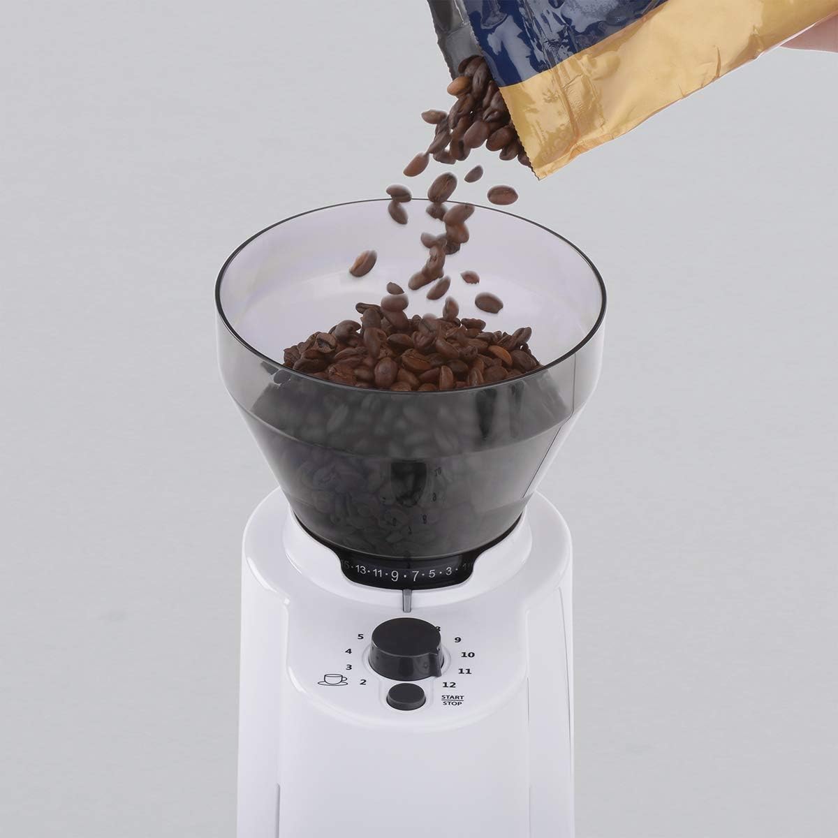 Elektrische Kaffeemühle 7521, Weiss