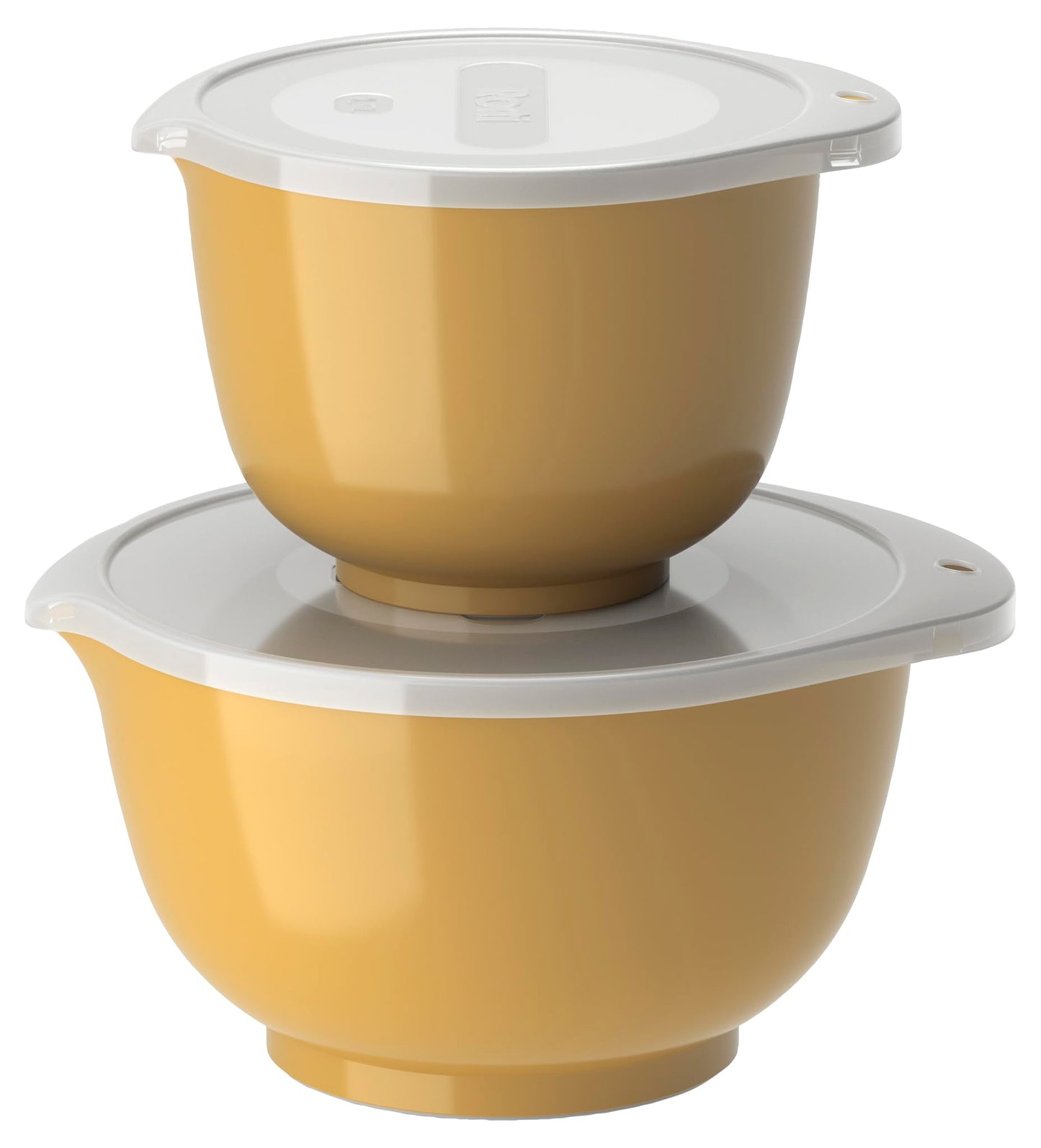 4-teiliges Margrethe Rührschüssel-Set, One Size Curry