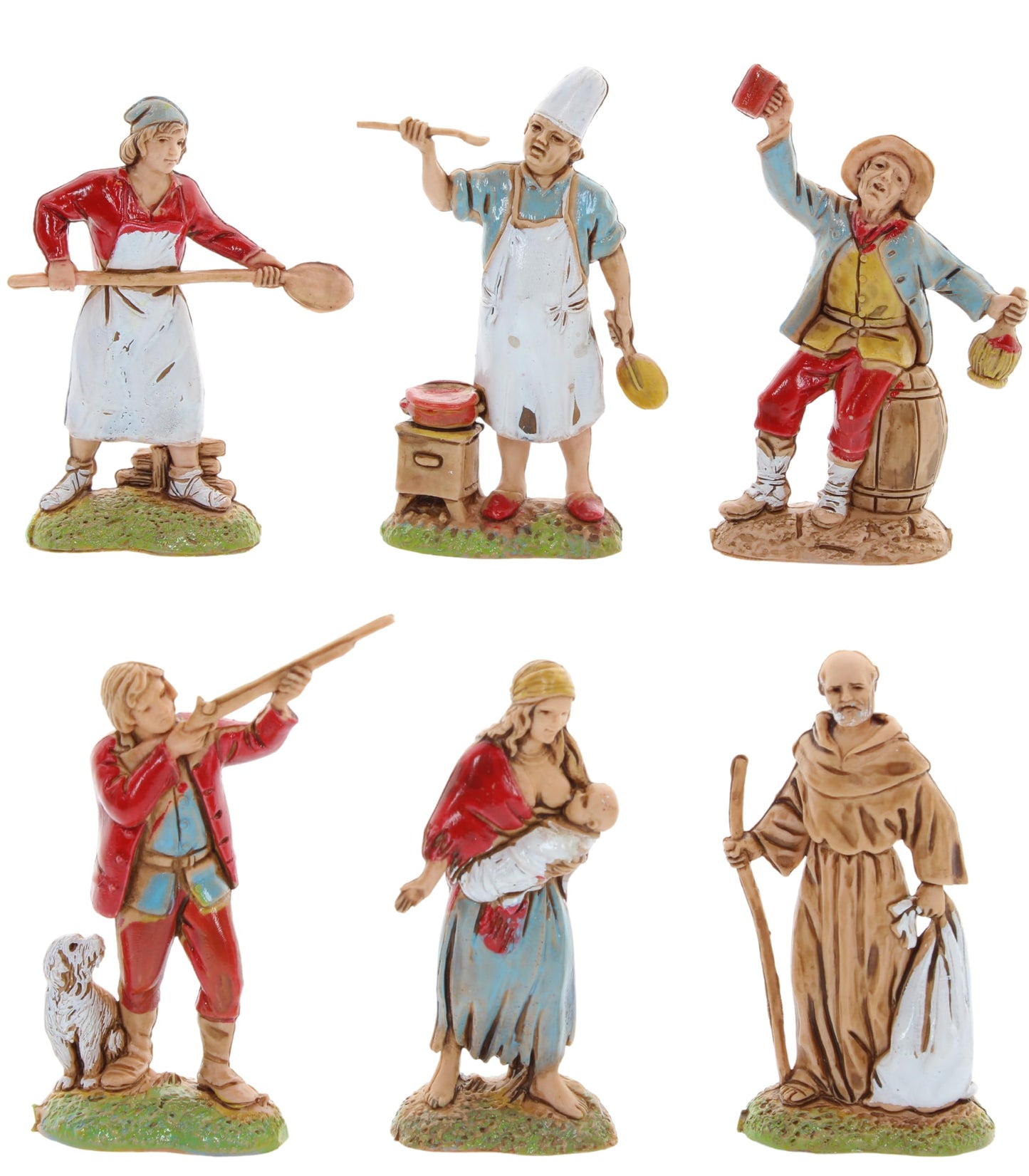 Neapolitanische Krippenfiguren-Set
