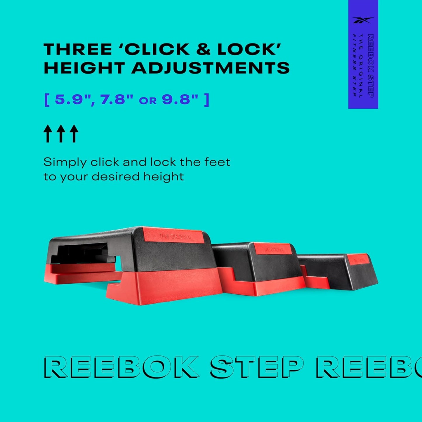 Aerobic Stepper RAP-11150RD, Rot Reebok Step Single