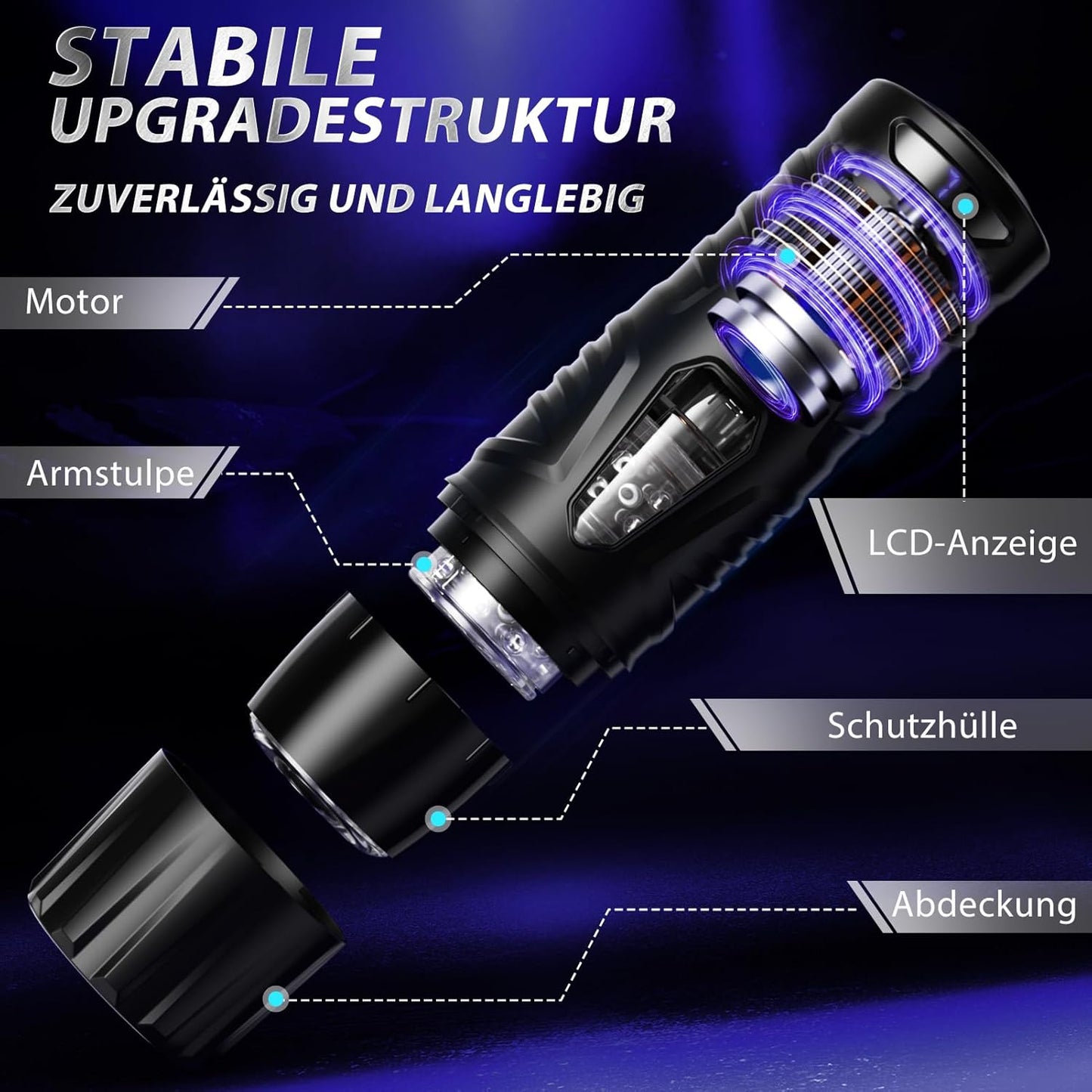 Masturbator mit App-Steuerung & 7 Modi