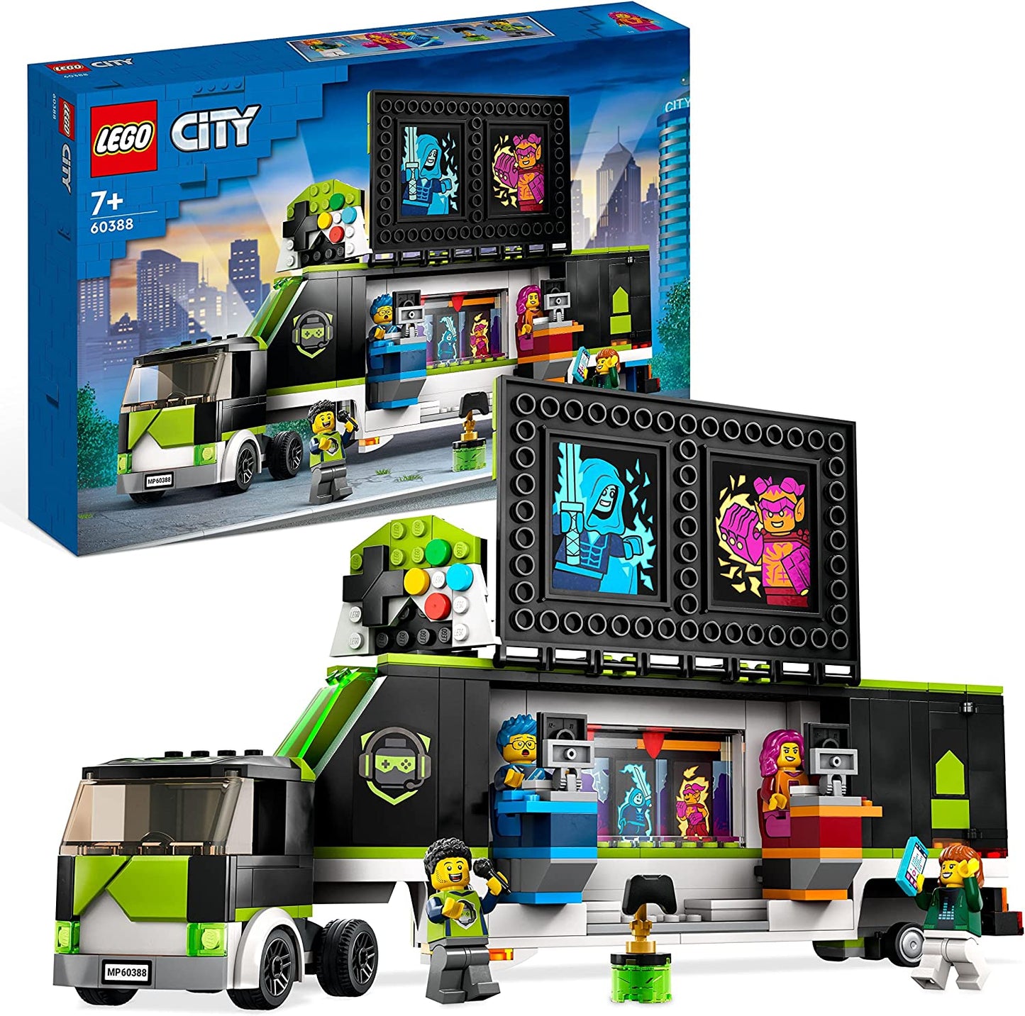 60388 City Gaming Turnier Truck, Konstruktionsspielzeug, Single
