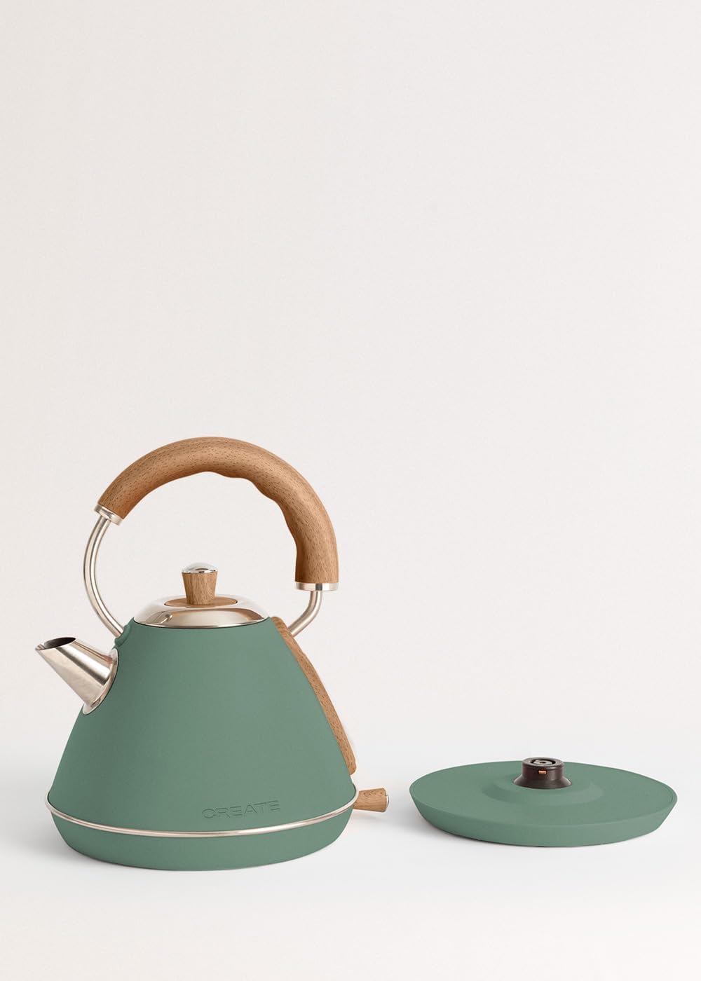 Retro Toaster und Wasserkocher Set, 1L - Retro Grün-sage