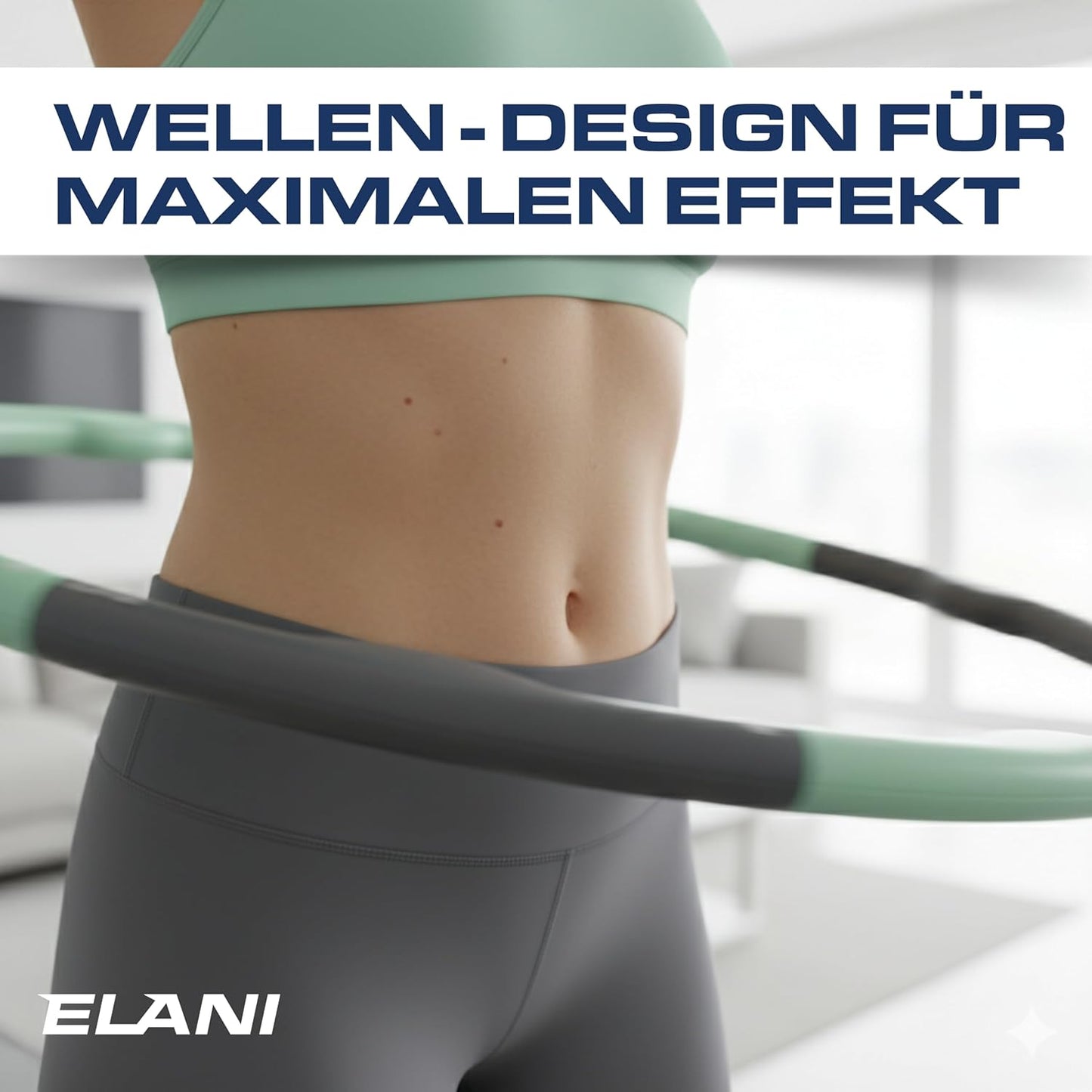 Hula Hoop Reifen, Mintgrün 1,5kg
