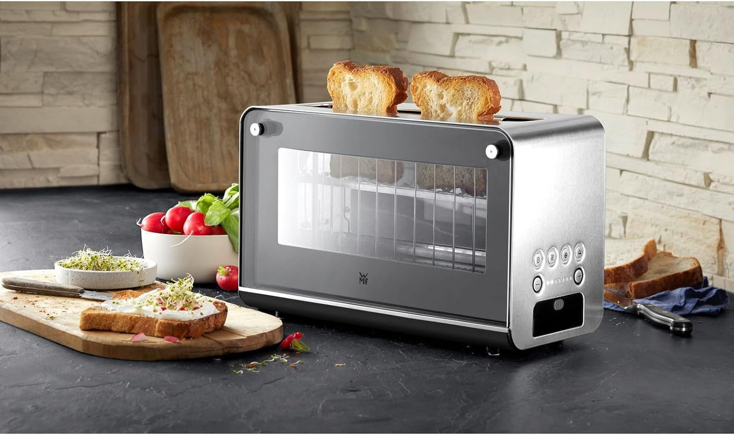 Lono Langschlitztoaster mit Brötchenaufsatz