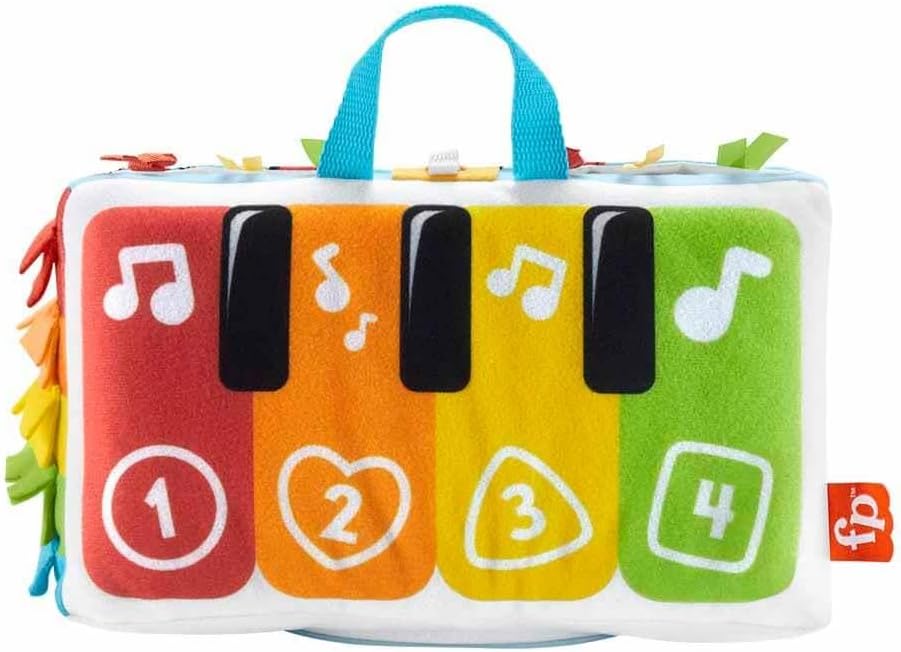 Kick & Play Soft Piano Kissen für Babys ab Geburt, Piano