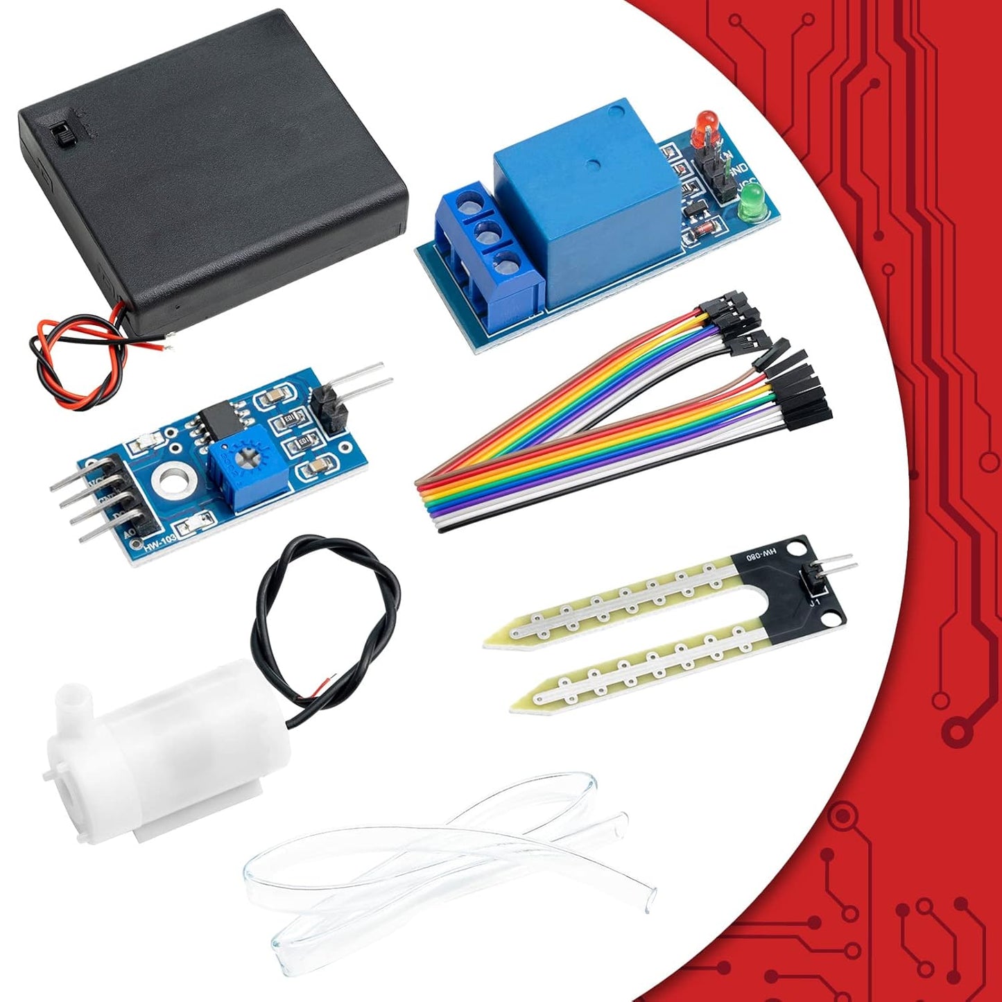 Automatisches Bewässerungsmodul mit Bodenfeuchtesensor, 1