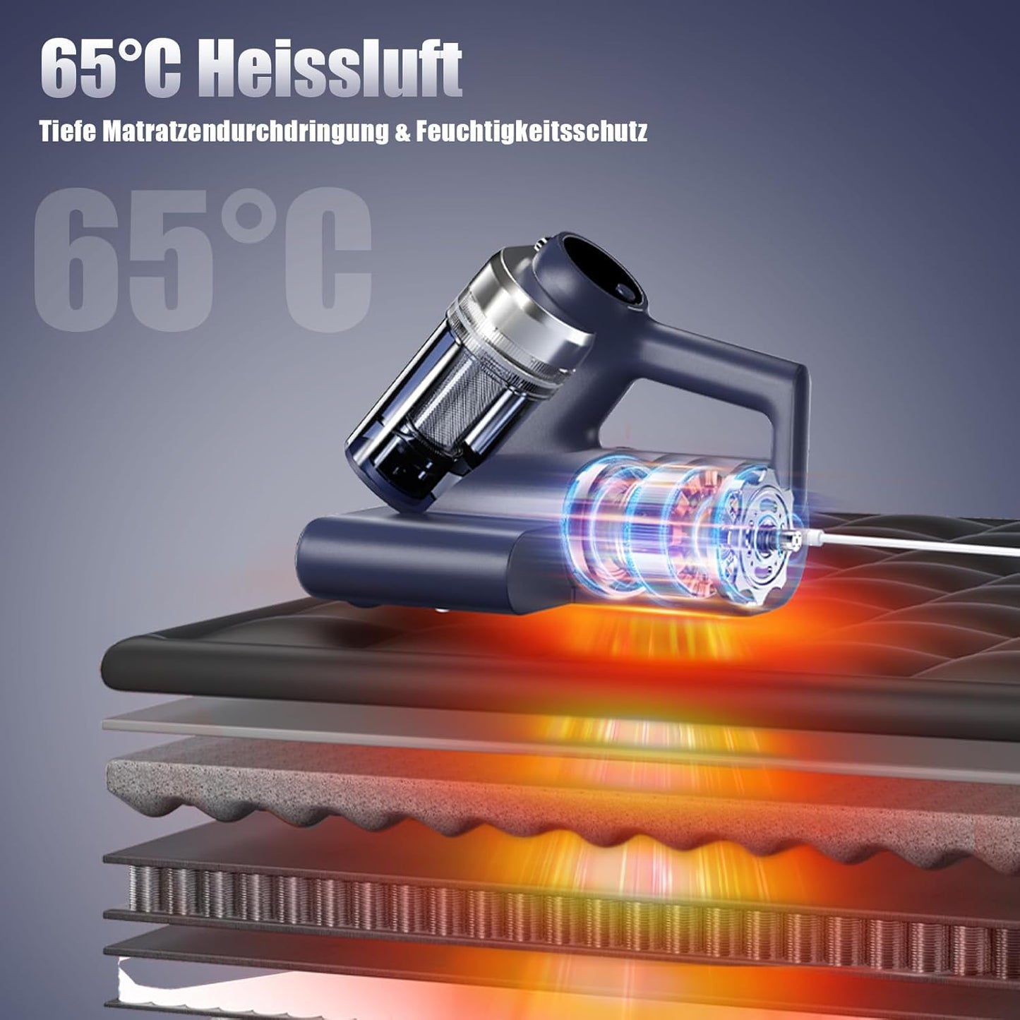 Matratzensauger mit UV-Licht & HEPA-Filter